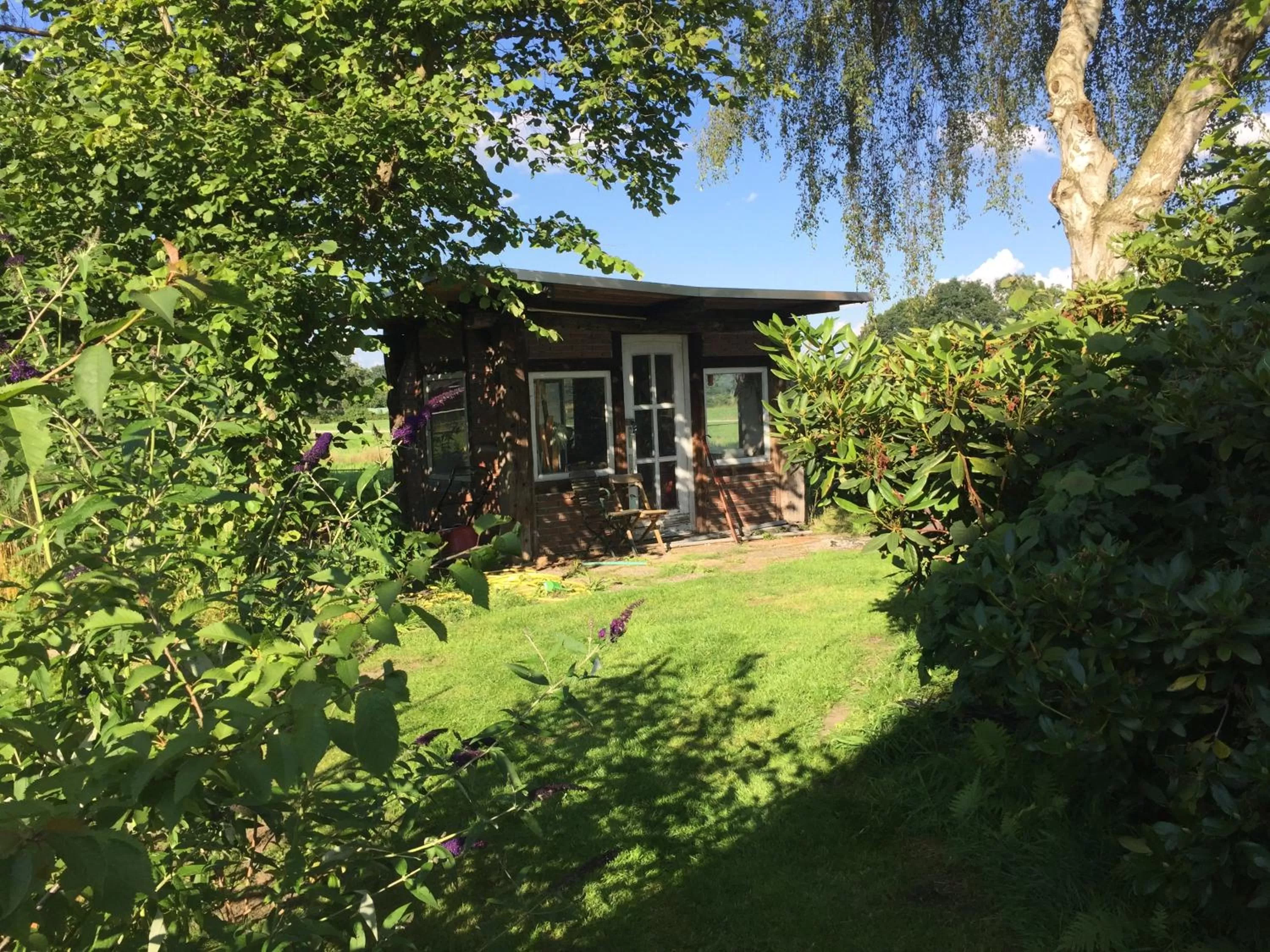 Garden view in B&B Worpsweder Blick