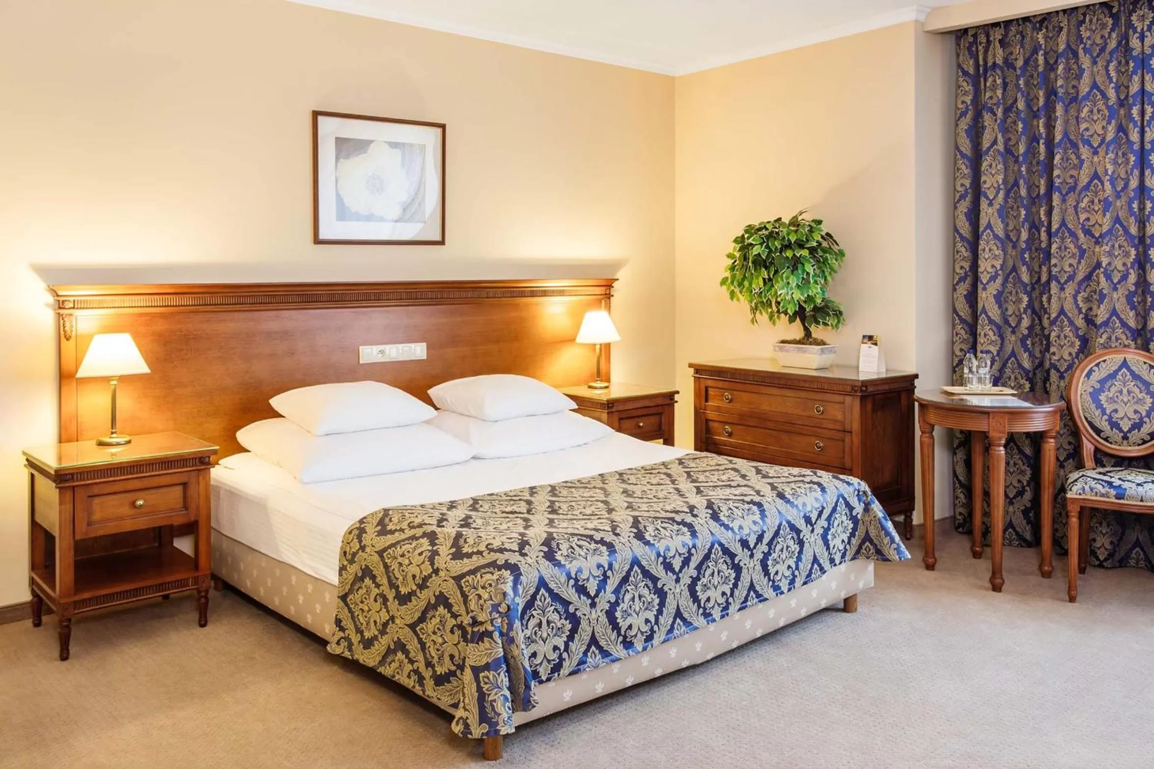 Bed in Hotel Duo Spa