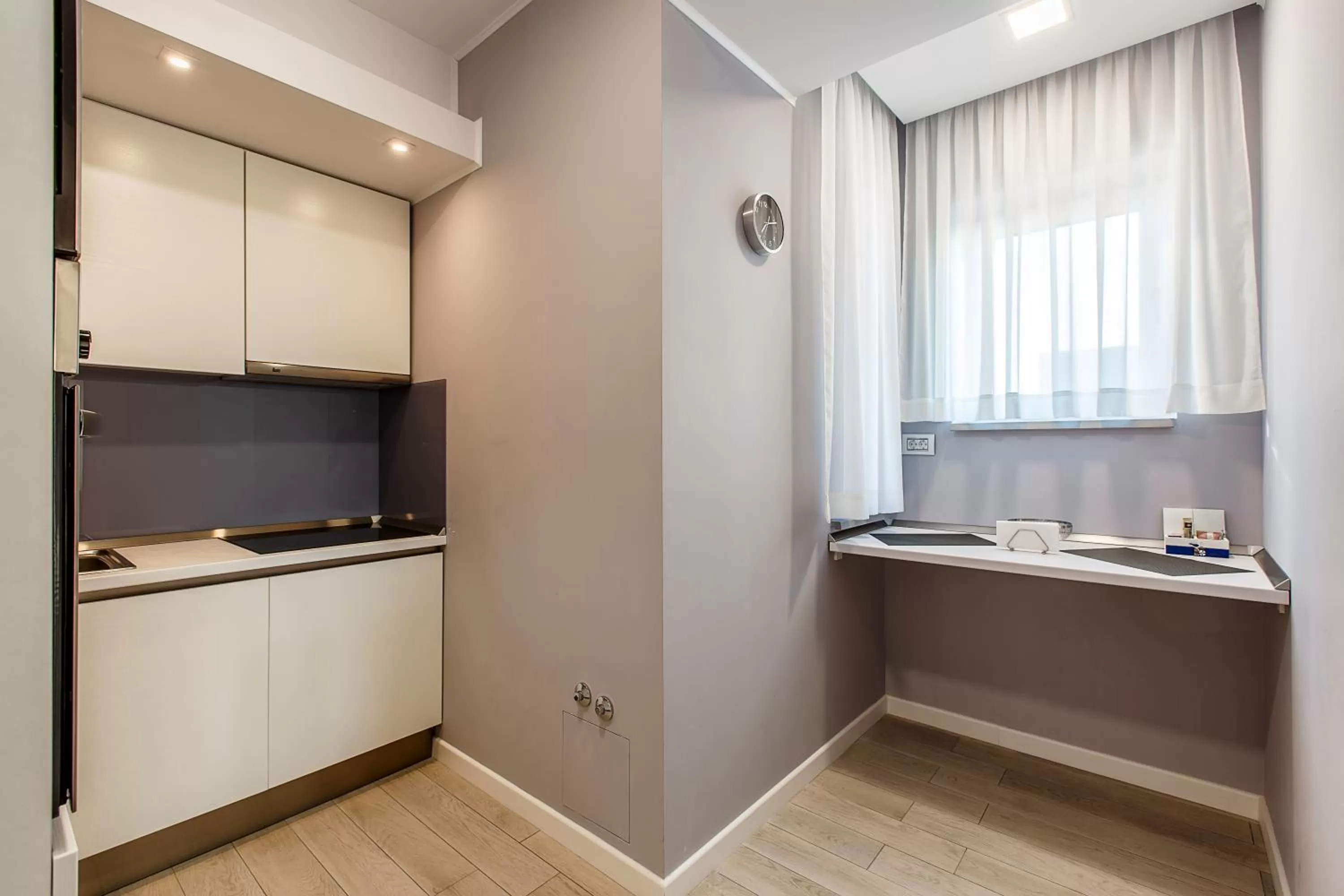 Kitchen or kitchenette in Mava Apartamente