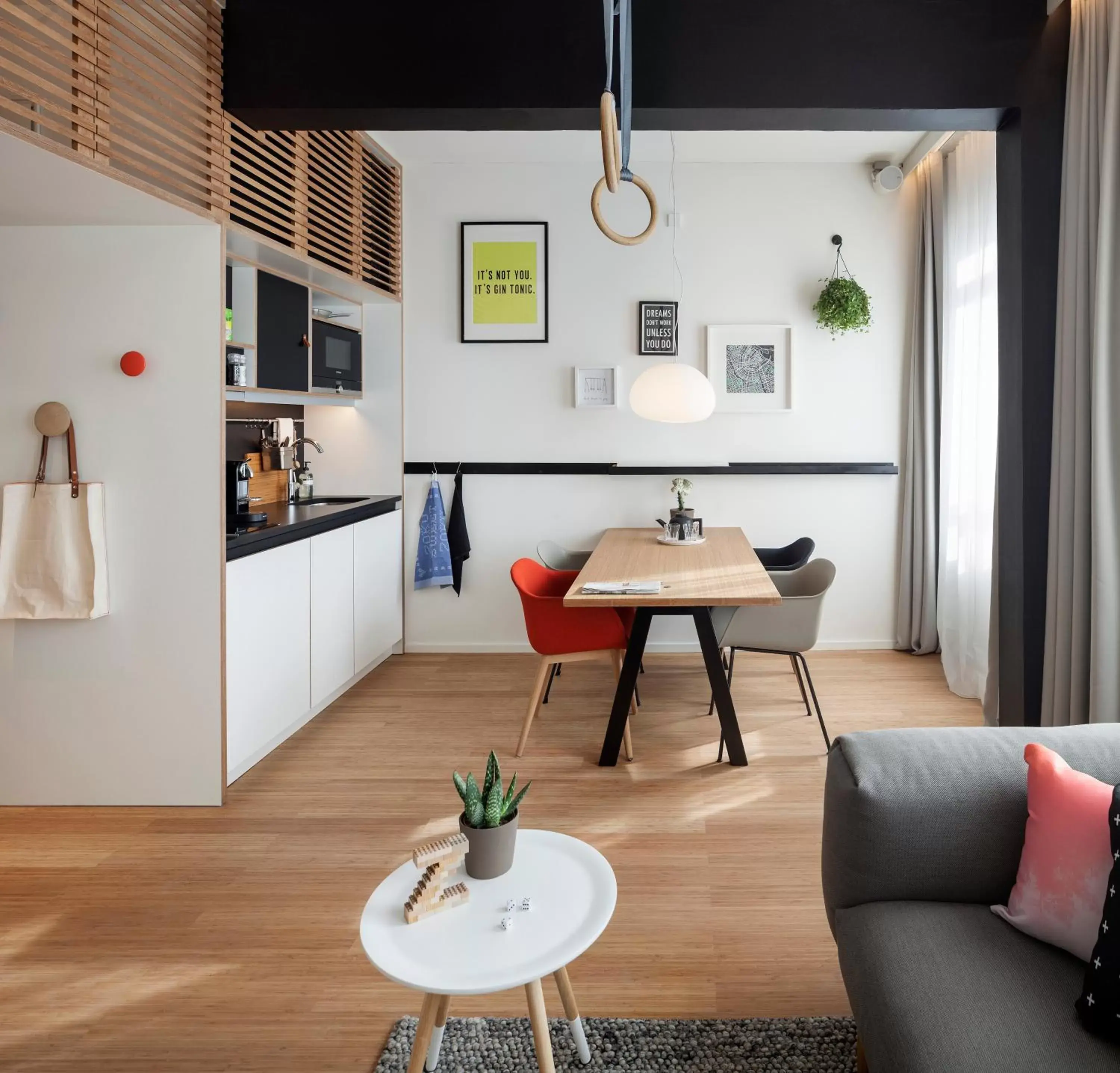 Photo of the whole room, Kitchen/Kitchenette in Zoku Amsterdam