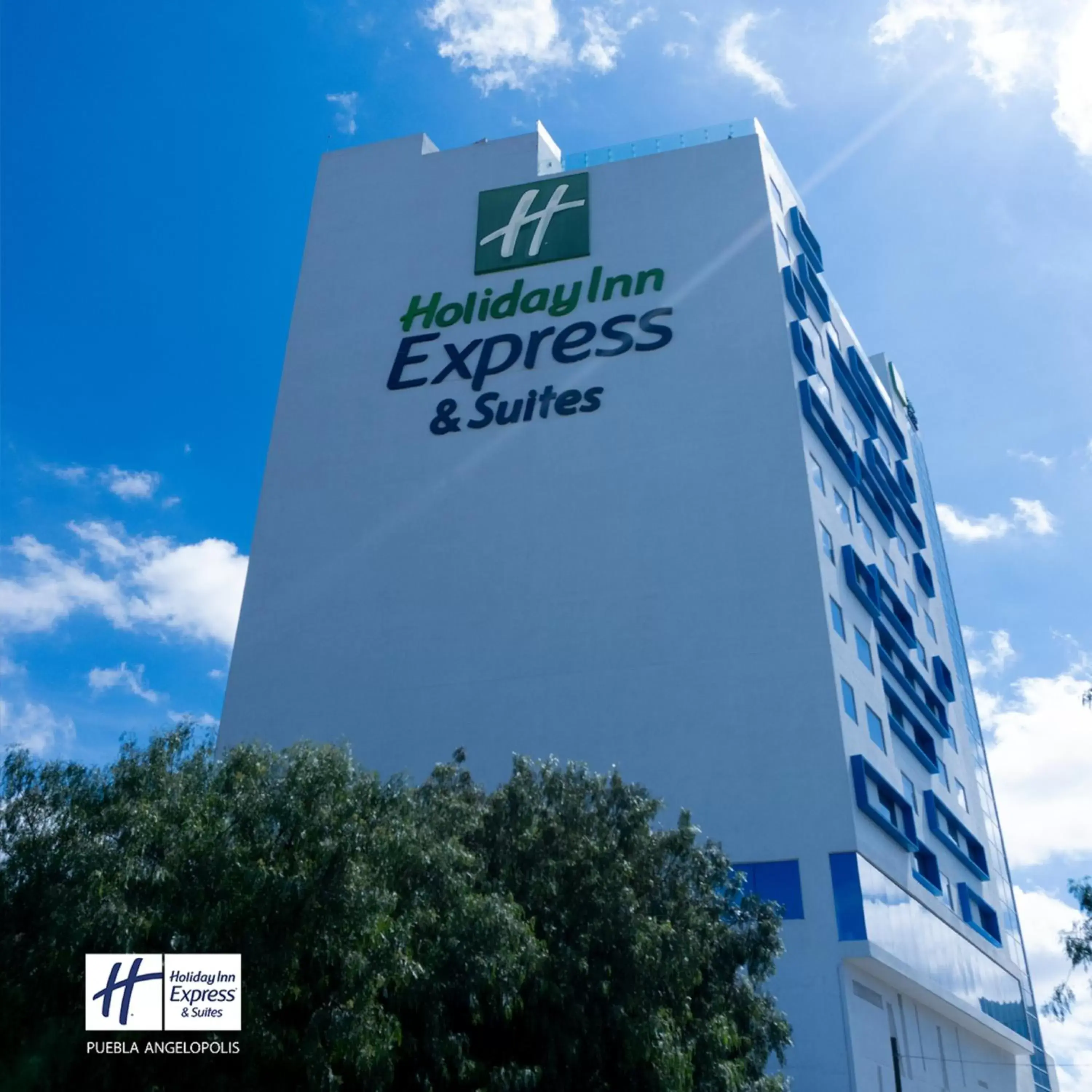 Facade/entrance, Property Logo/Sign in Holiday Inn Express & Suites Puebla Angelopolis, an IHG Hotel