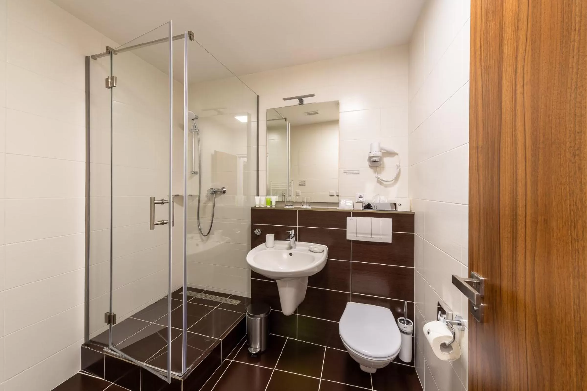 Shower in Bohemia Inn Hotel