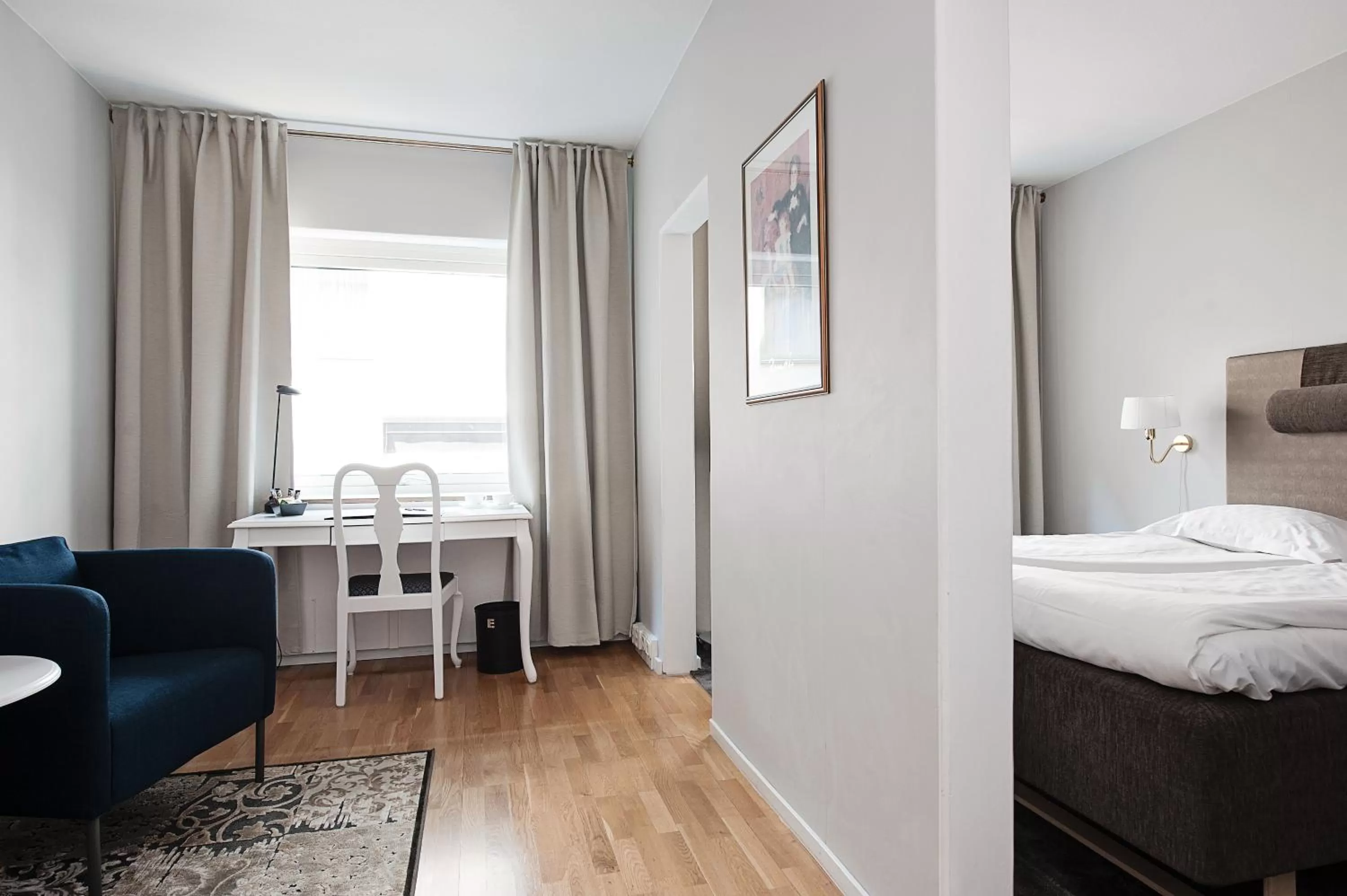 Living room, Bed in Elite Stadshotellet Växjö