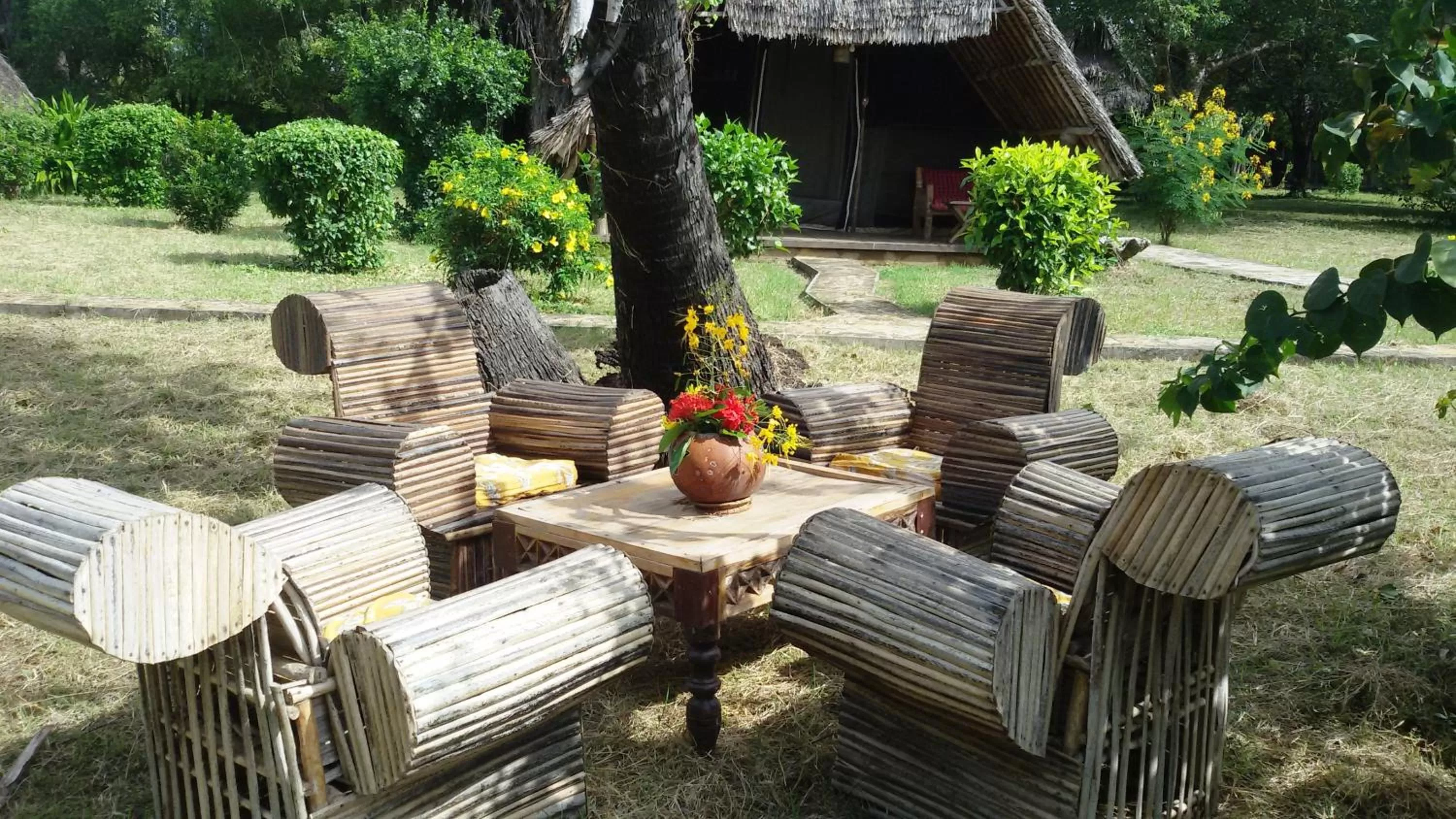 Garden in Bahari Pori Resort