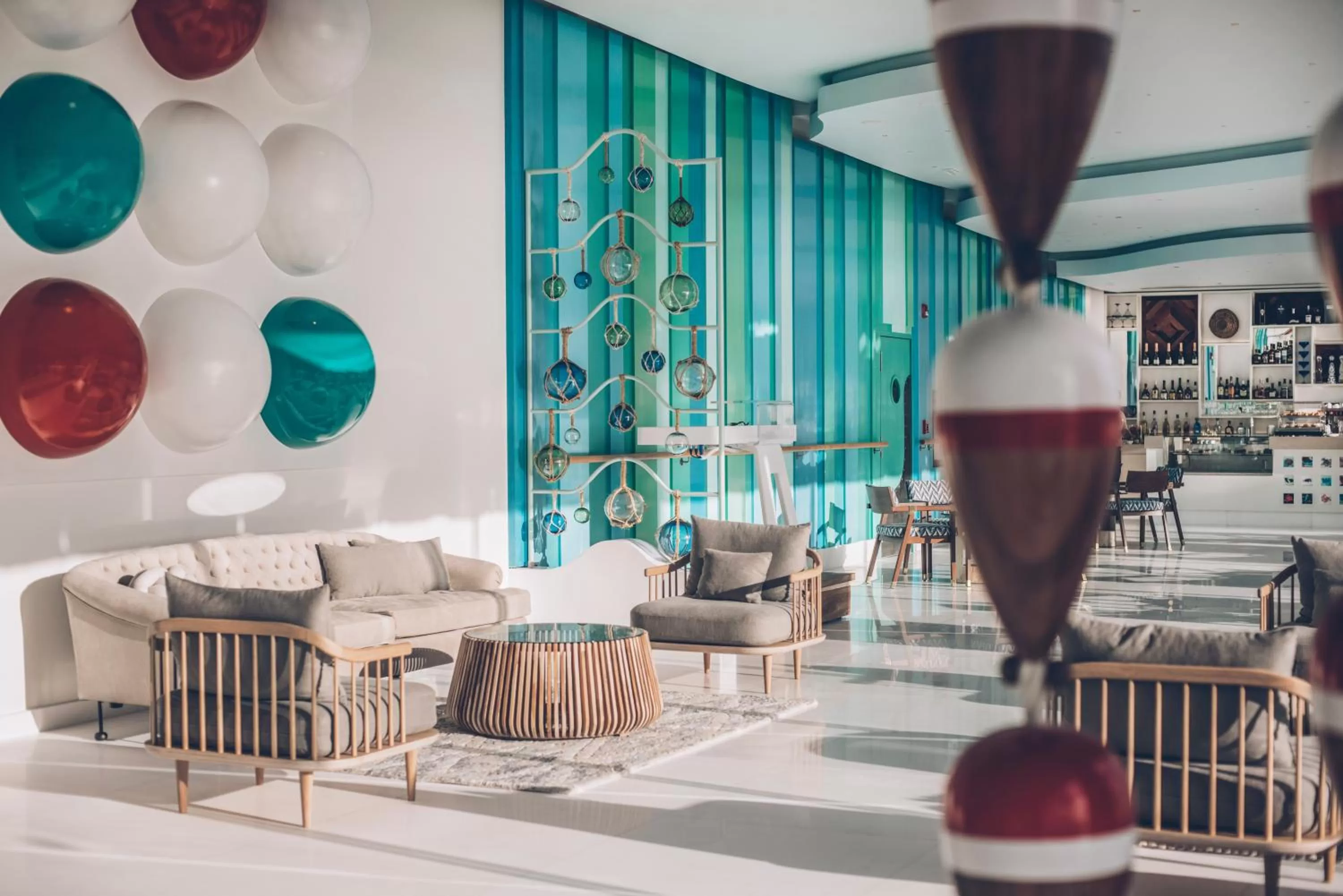 Lounge or bar in Coral Level at Iberostar Selection Cancun