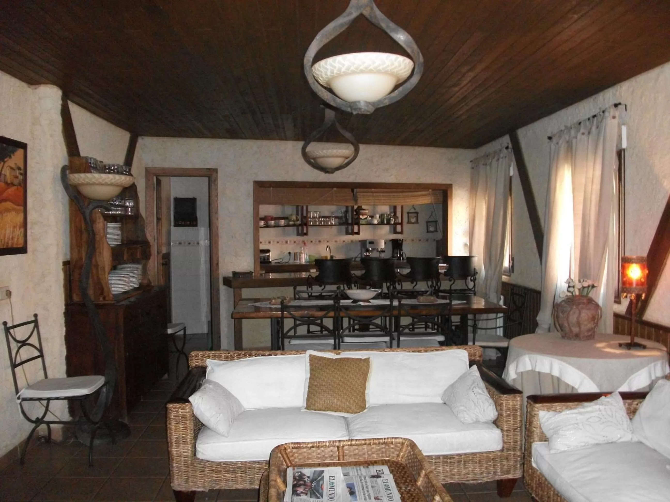 Communal lounge/ TV room in Posada el Campanario