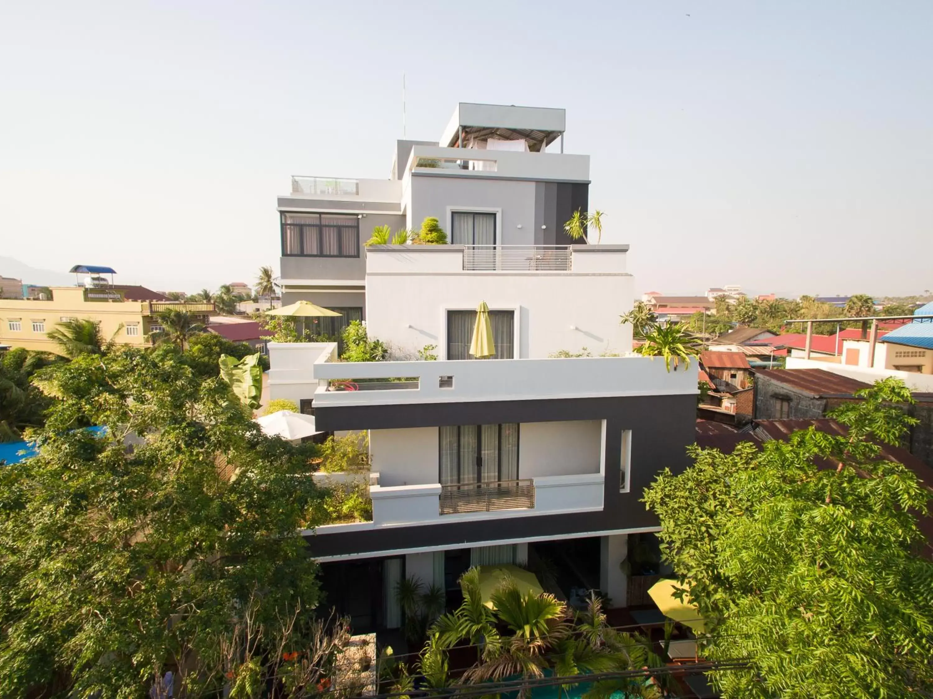 Bird's eye view, Property Building in Hotel Five.S