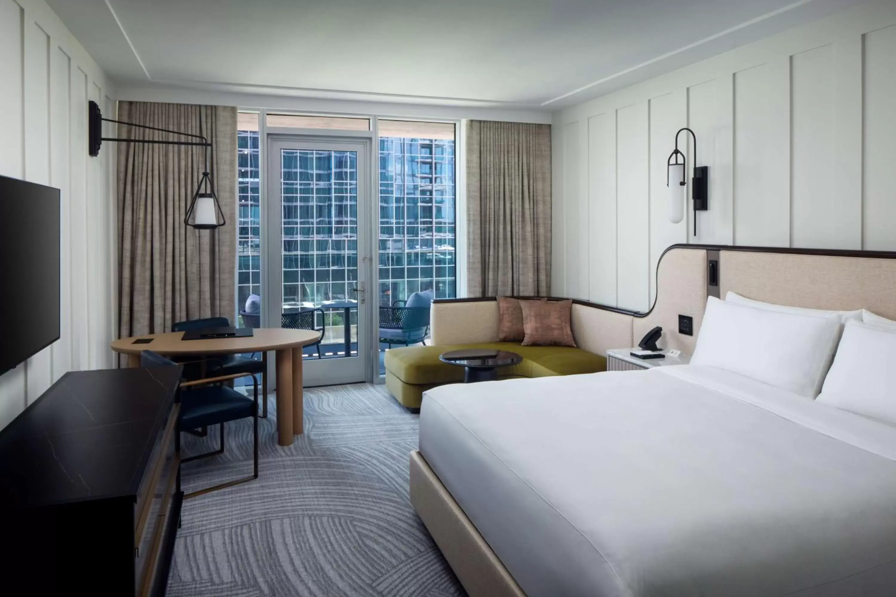 King Room with Balcony in Conrad Nashville King Room with Balcony in Conrad Nashville