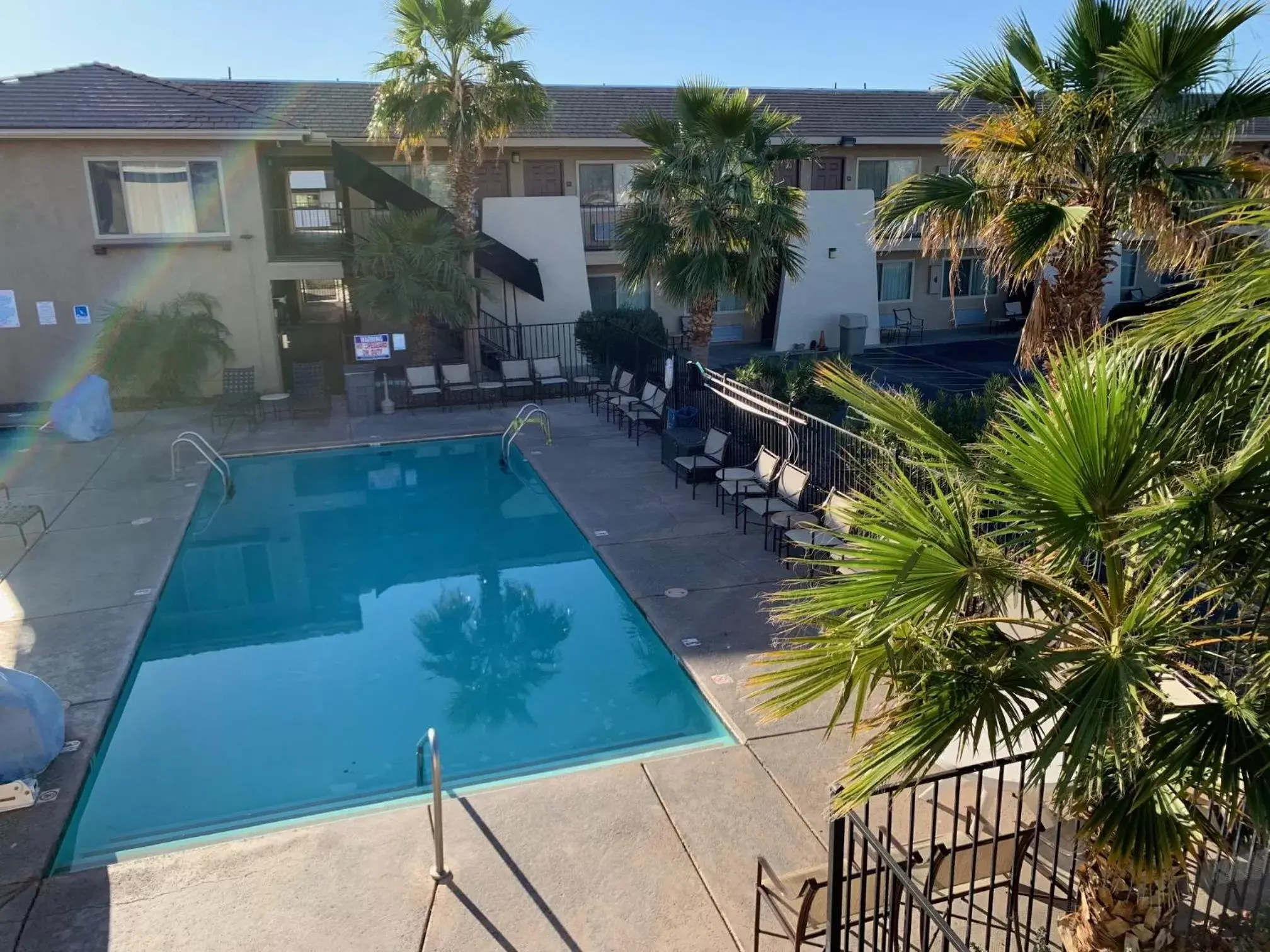 Pool view in Days Inn by Wyndham Lake Havasu Pool view in Days Inn by Wyndham Lake Havasu