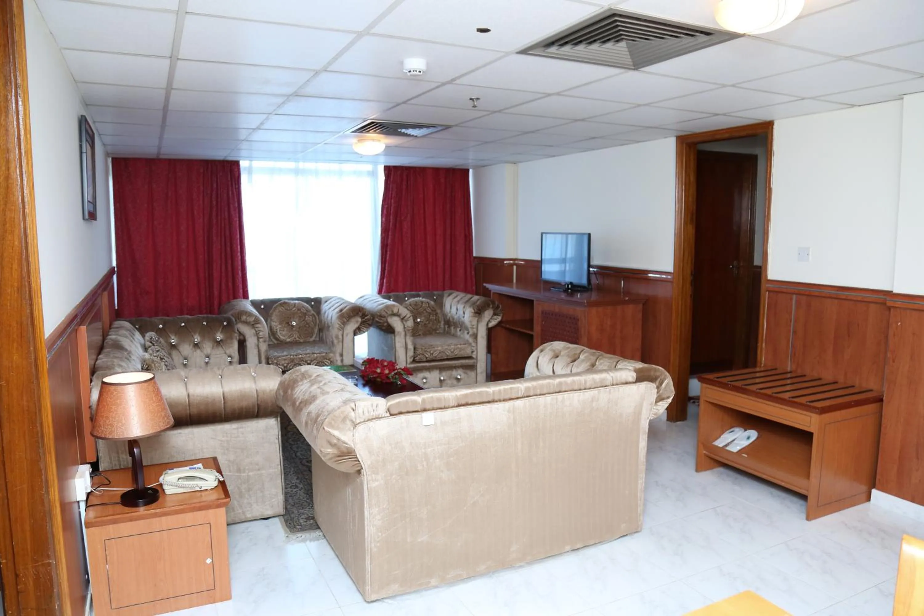 Seating area in Grand Nova Hotel