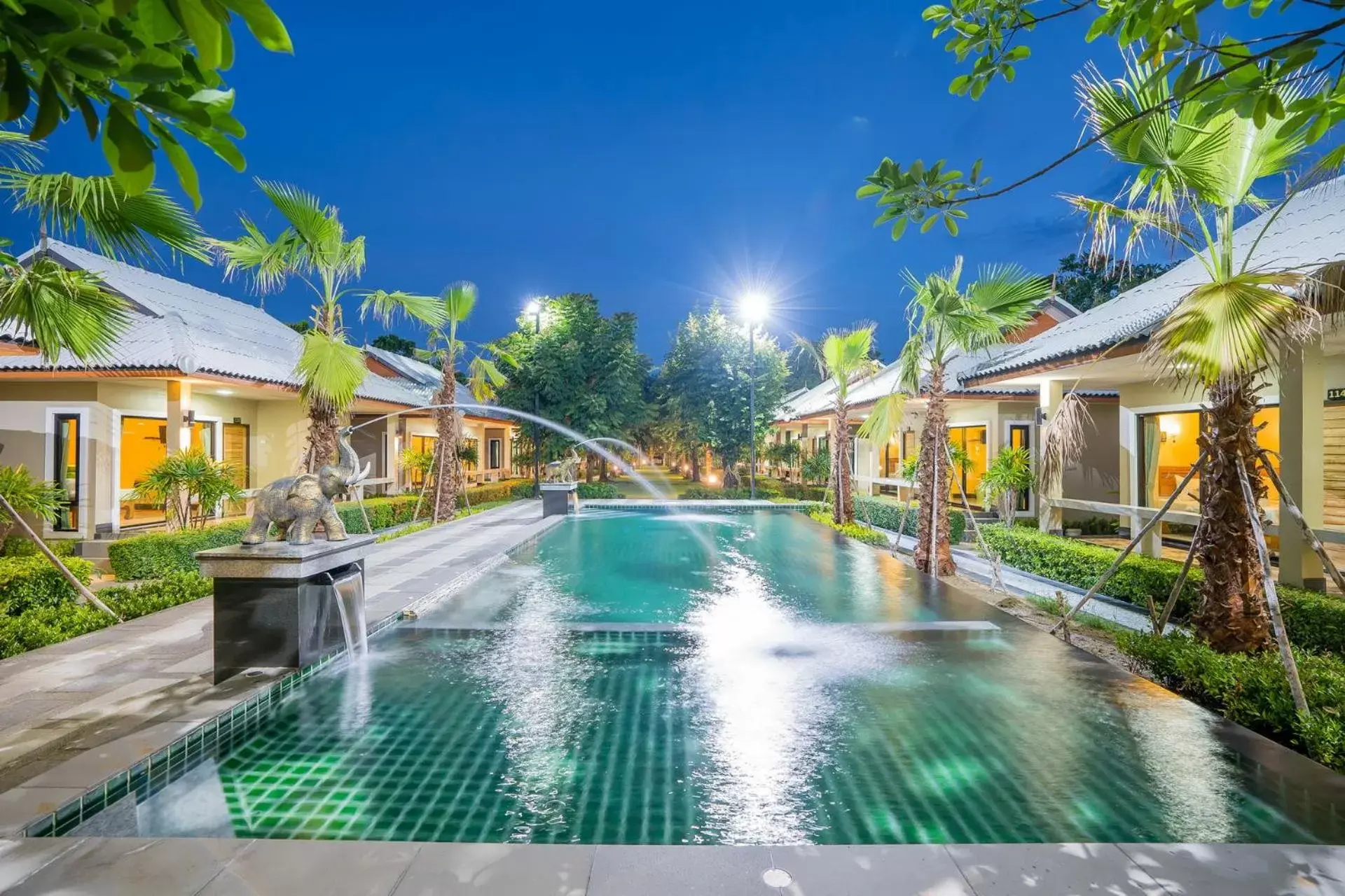 Property building, Swimming Pool in Tontan Resort Cha-am
