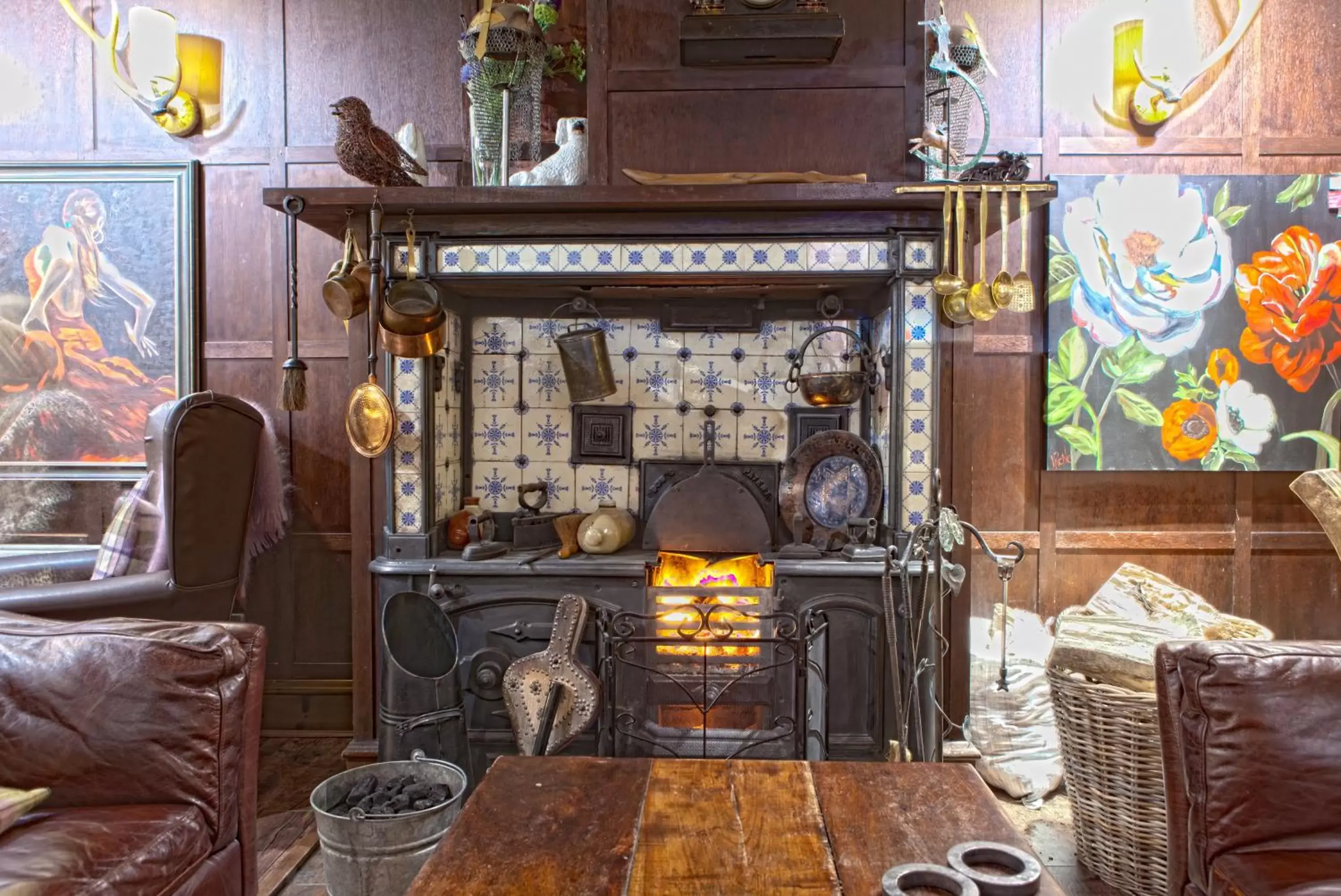 Decorative detail, Lounge/Bar in The Cock and Bull