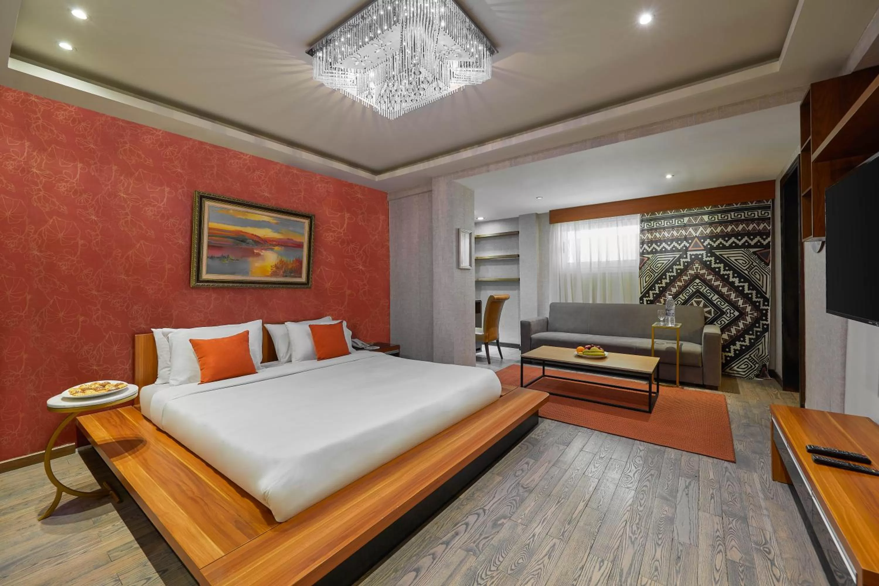 Bed in Golden Park Hotel Cairo, Heliopolis