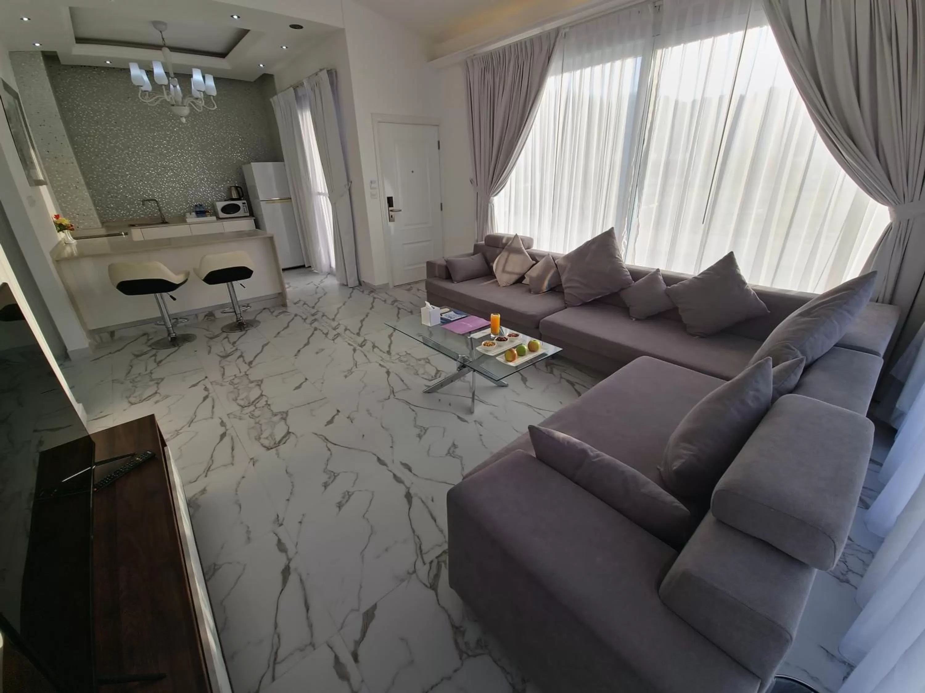 Living room in Holiday Beach Resort