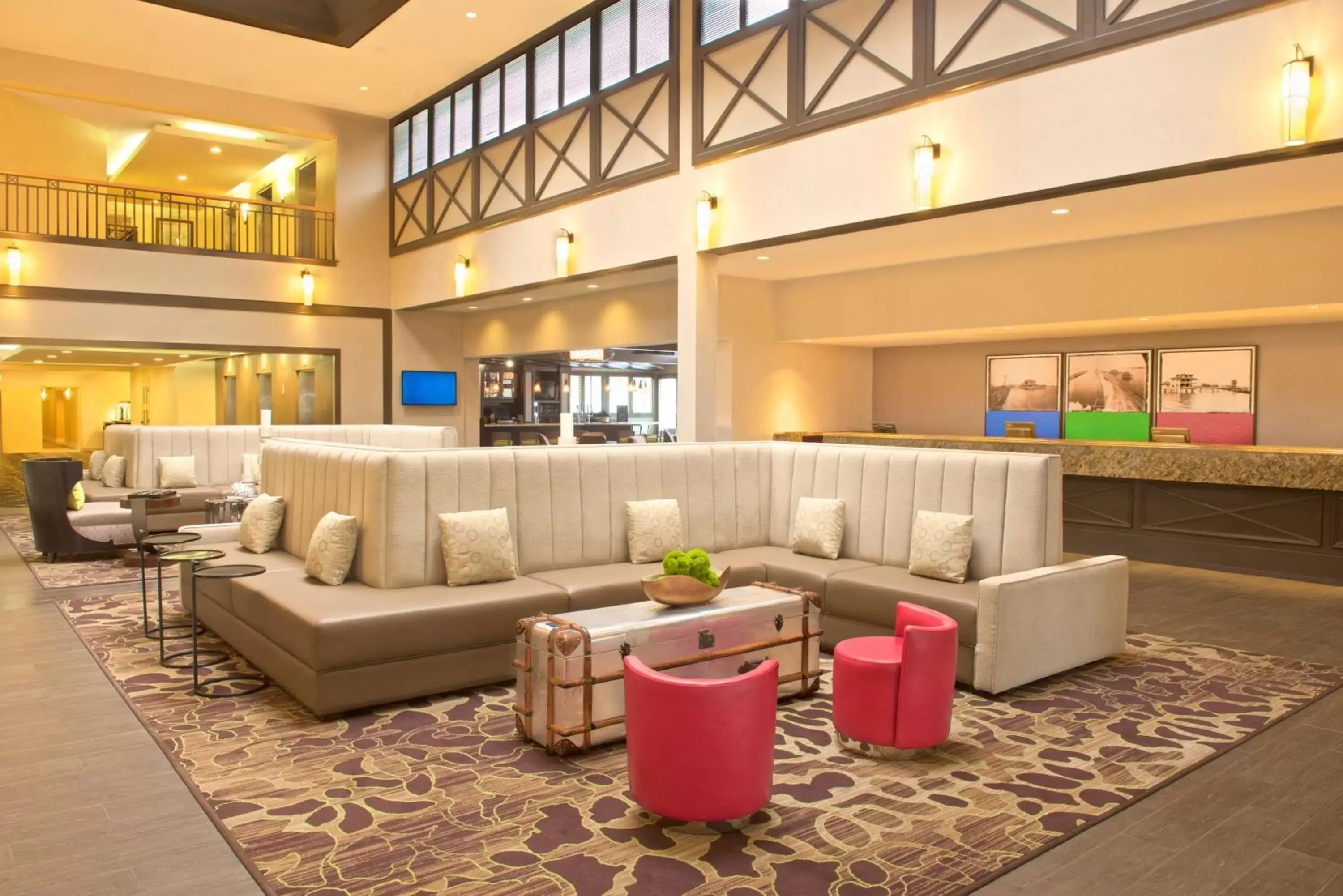 Lobby or reception, Lounge/Bar in Hilton Tampa Airport Westshore