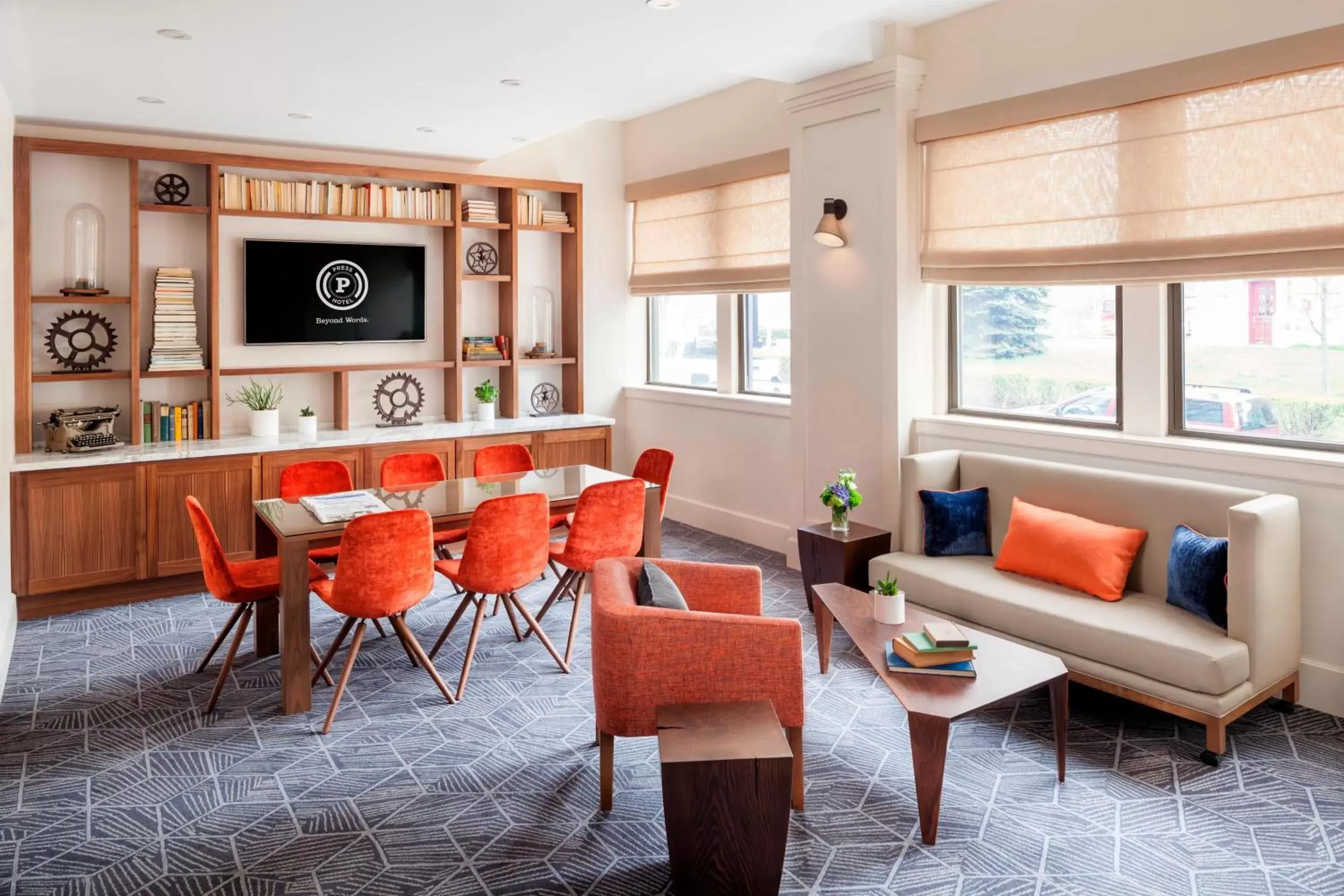 Meeting/conference room, Seating Area in The Press Hotel, Autograph Collection