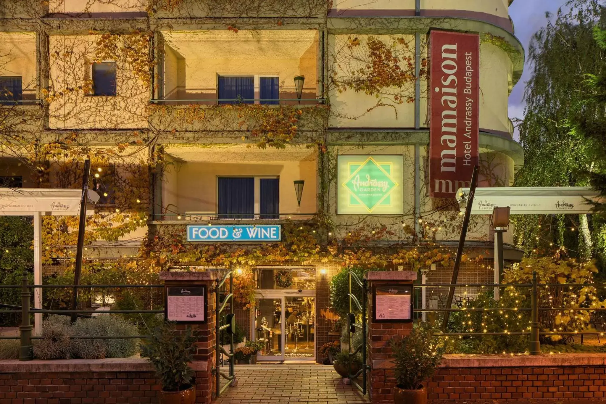 Property building in Mamaison Hotel Andrassy Budapest Property building in Mamaison Hotel Andrassy Budapest