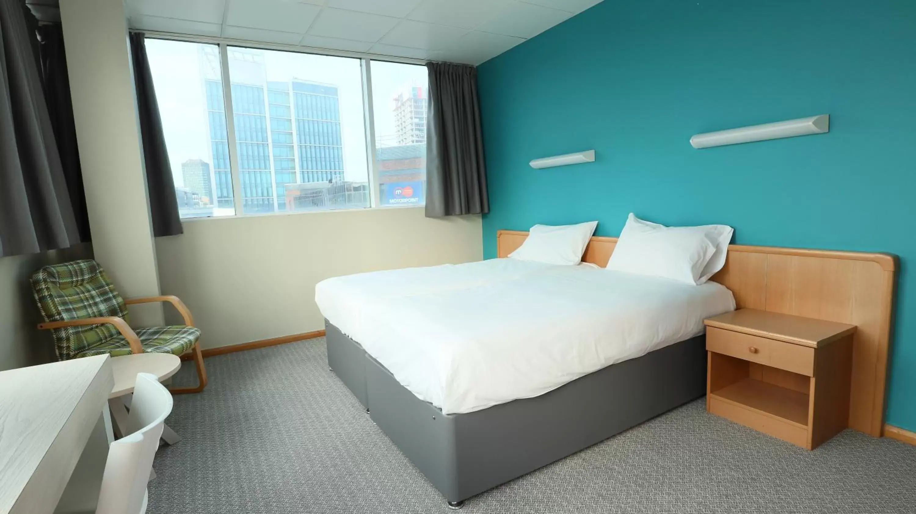 Bedroom, Bed in Citrus Hotel Cardiff by Compass Hospitality