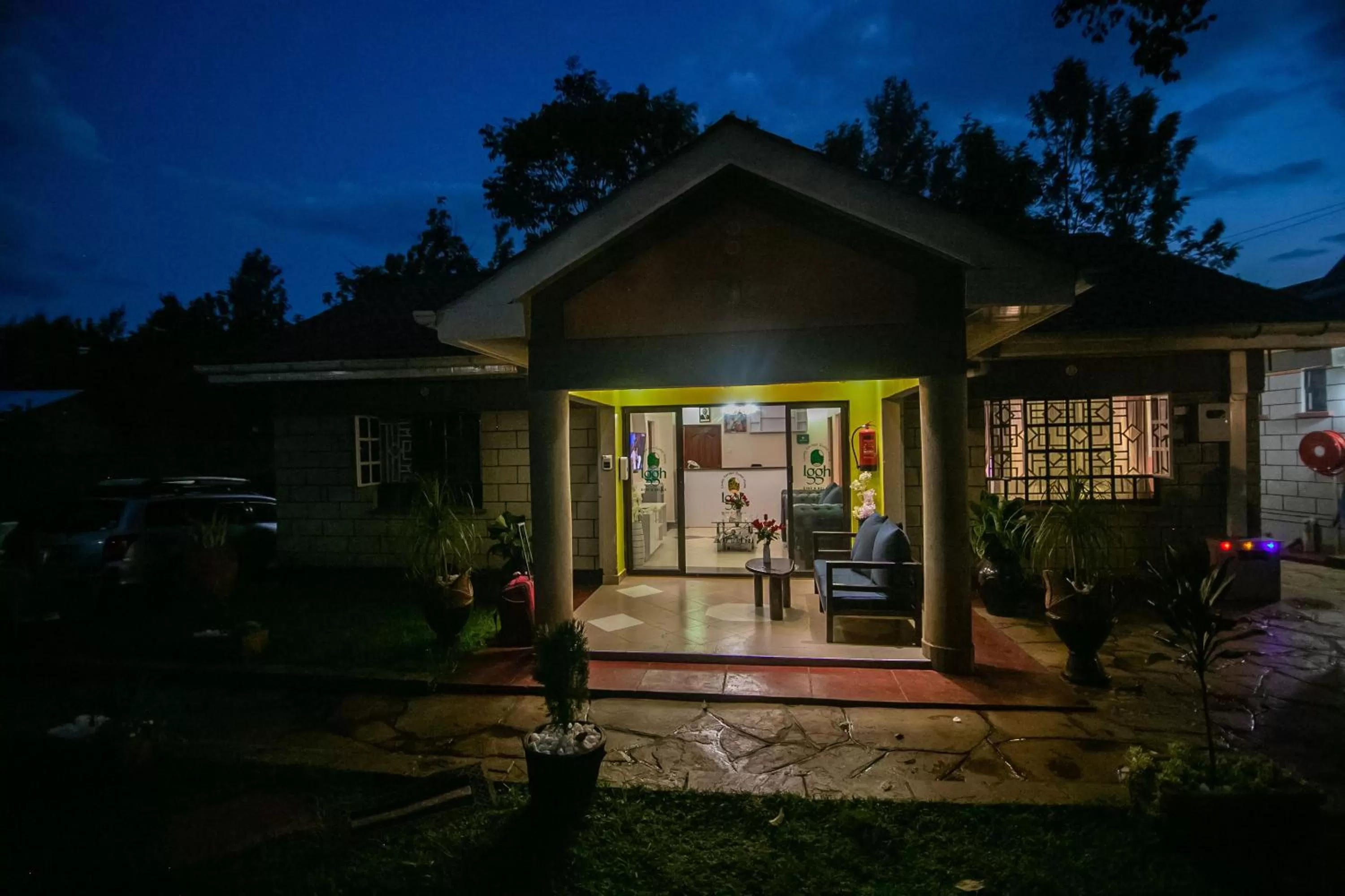 Property building in Lovely Garden Guest Home