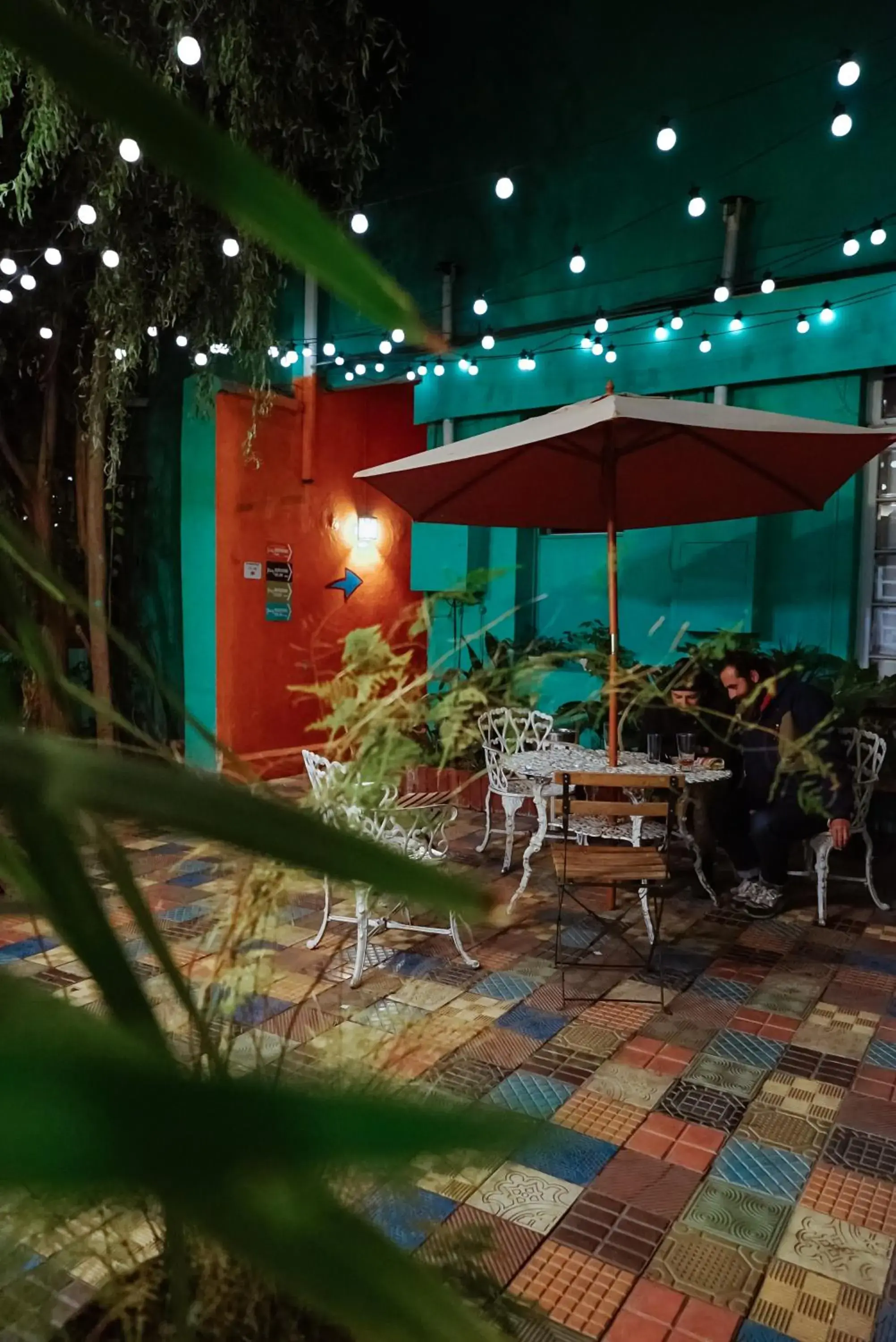 Patio in Hostal Providencia