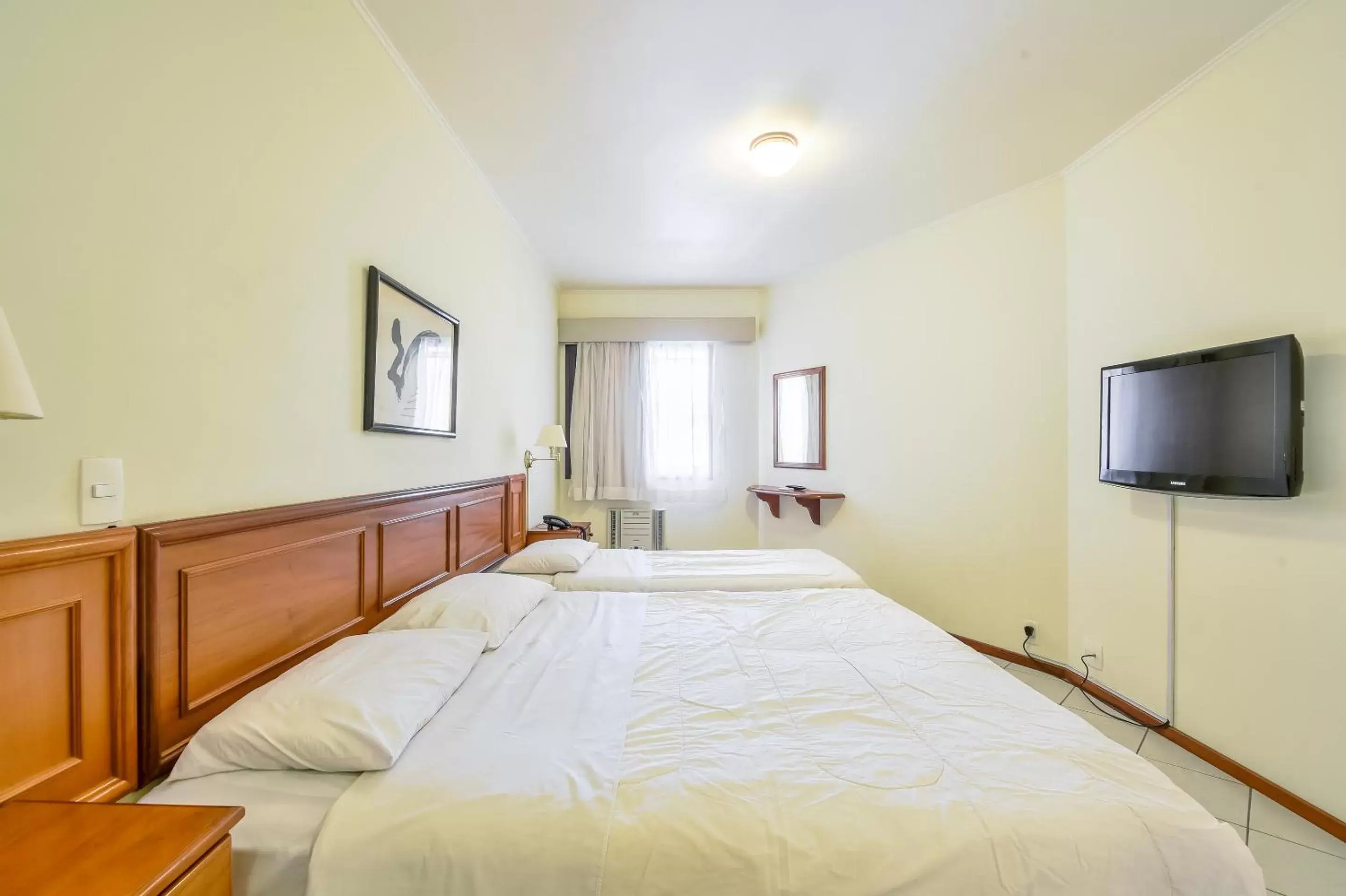 Bedroom, Bed in Capital O Park Tower, Campinas