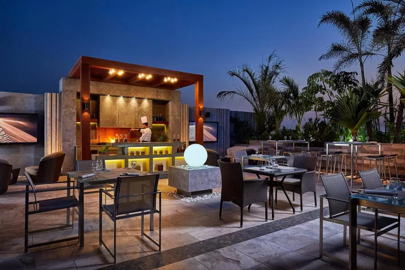 Lounge or bar, Restaurant/Places to Eat in JW Marriott Hotel Cairo