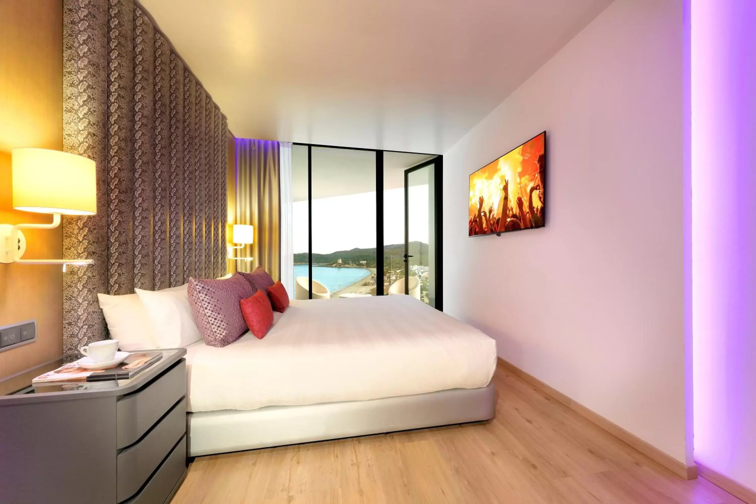 Bed in Hard Rock Hotel Ibiza Bed in Hard Rock Hotel Ibiza