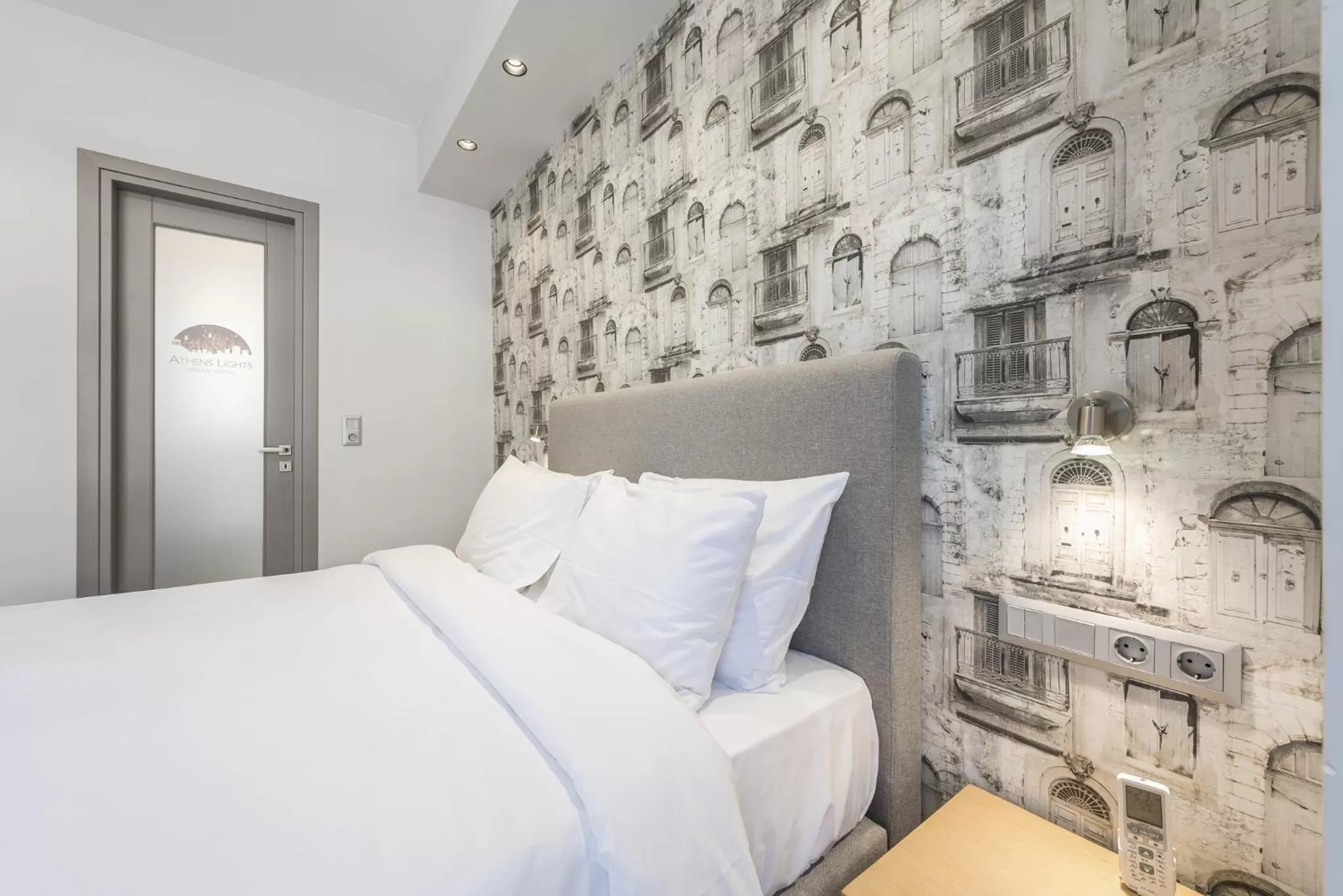 Bedroom, Bed in Athens Lights