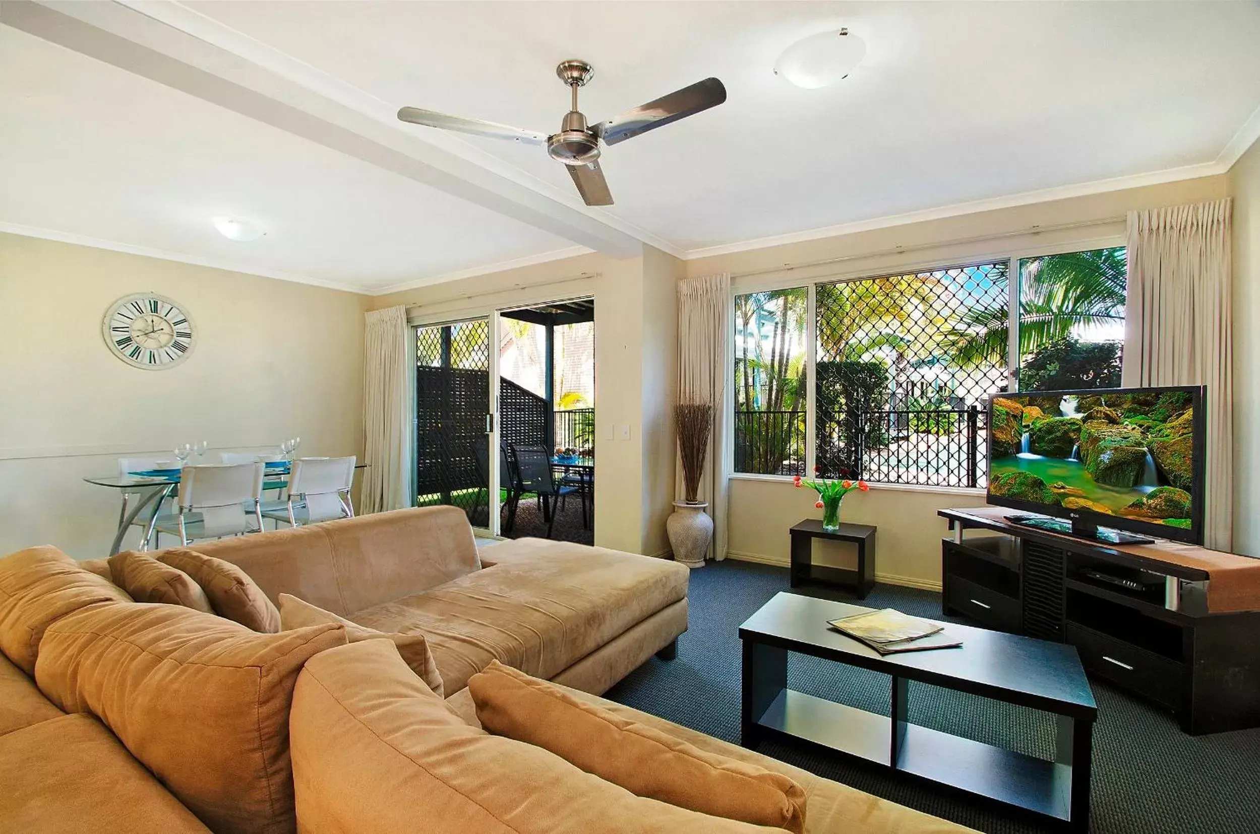 Living room in Ivory Palms Resort Noosa Living room in Ivory Palms Resort Noosa