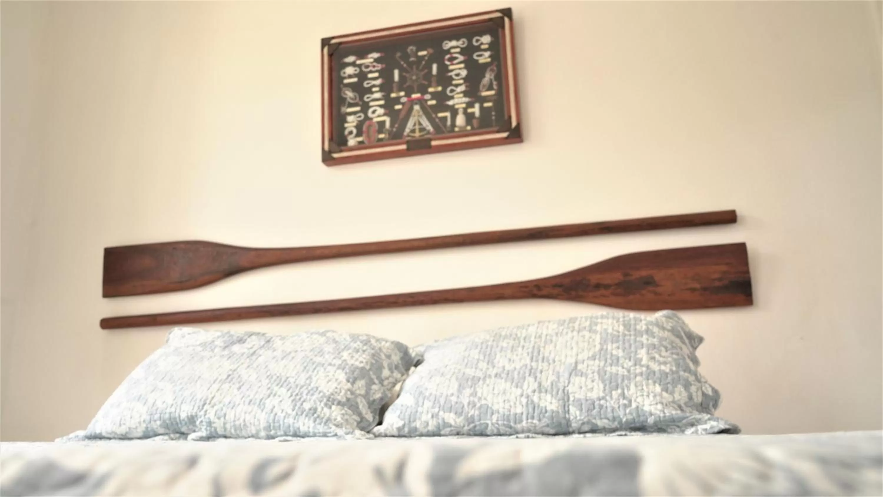 Bed in Pousada Manaaki