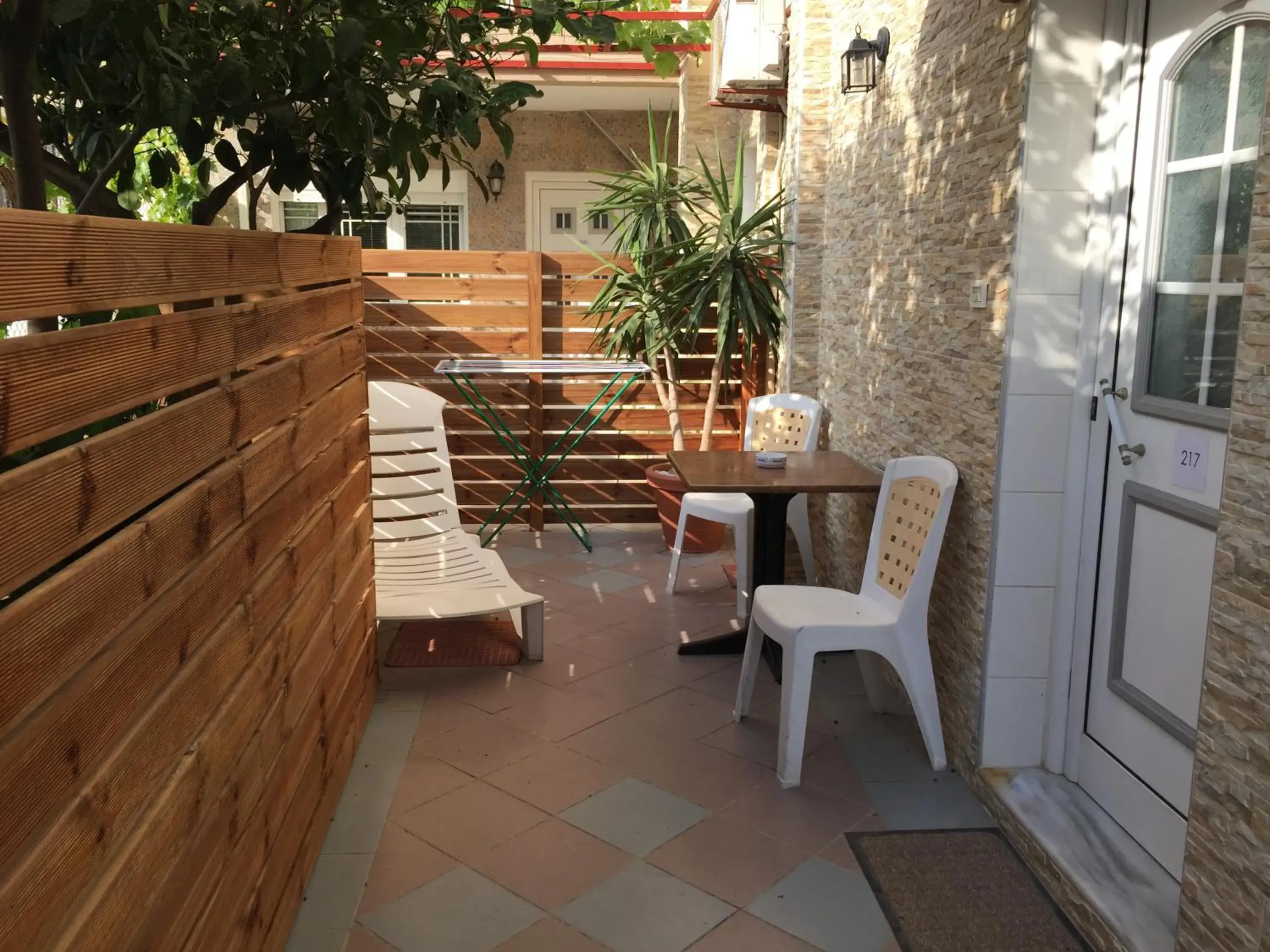 Balcony/Terrace in Voula Hotel