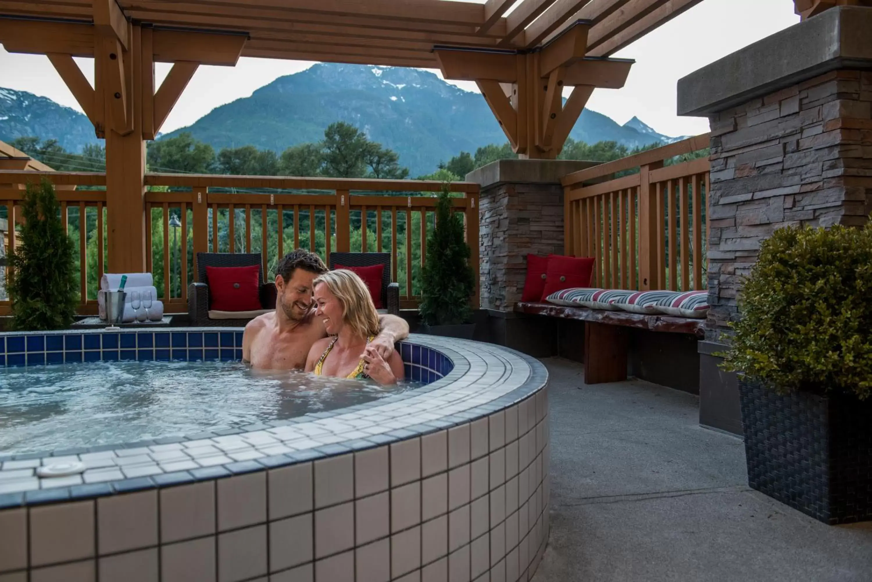 Hot Tub in Executive Suites Hotel and Resort, Squamish