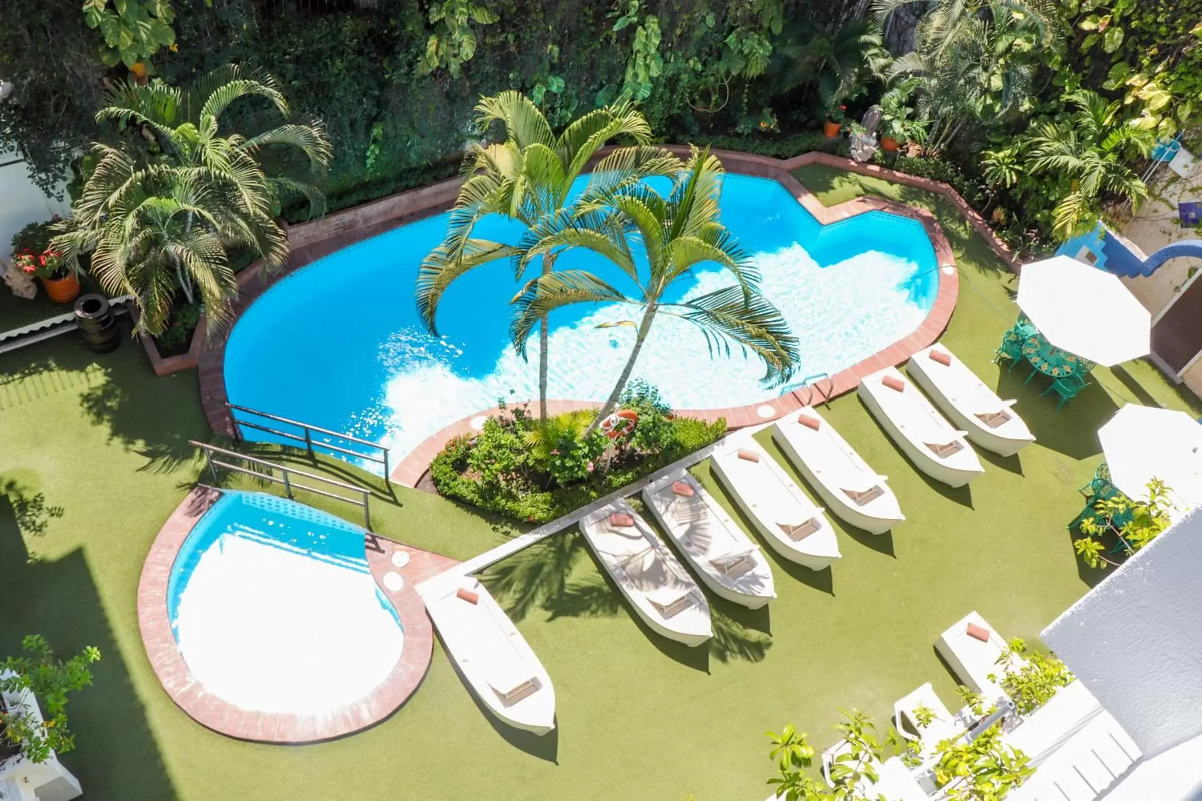 Pool View in Los Arcos Suites