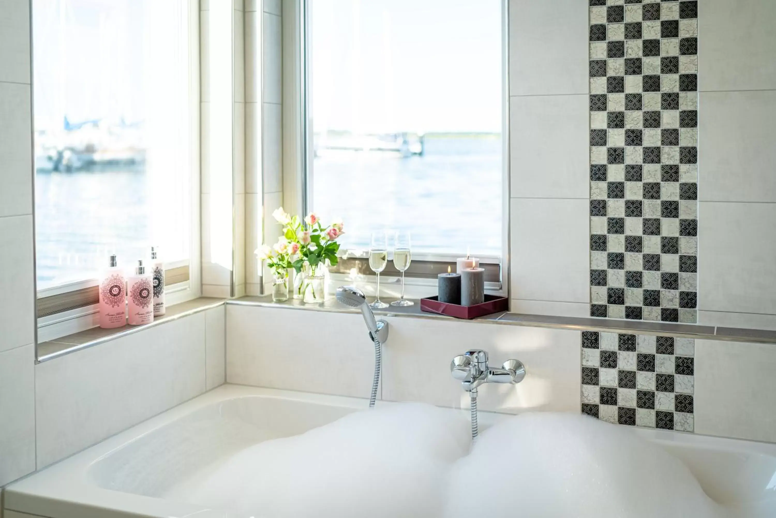 Bathroom in Schwimmende Häuser im BALTIC SEA RESORT