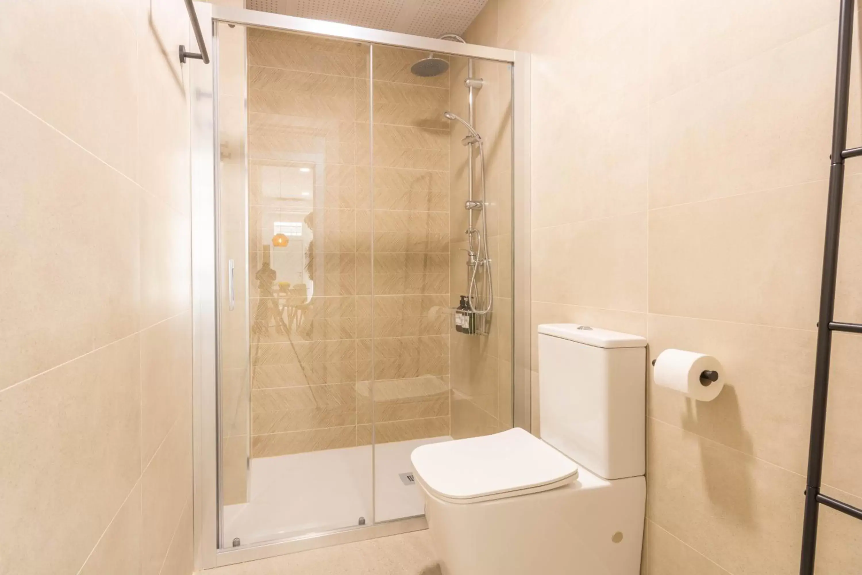 Shower, Bathroom in Apartamentos Alnatur