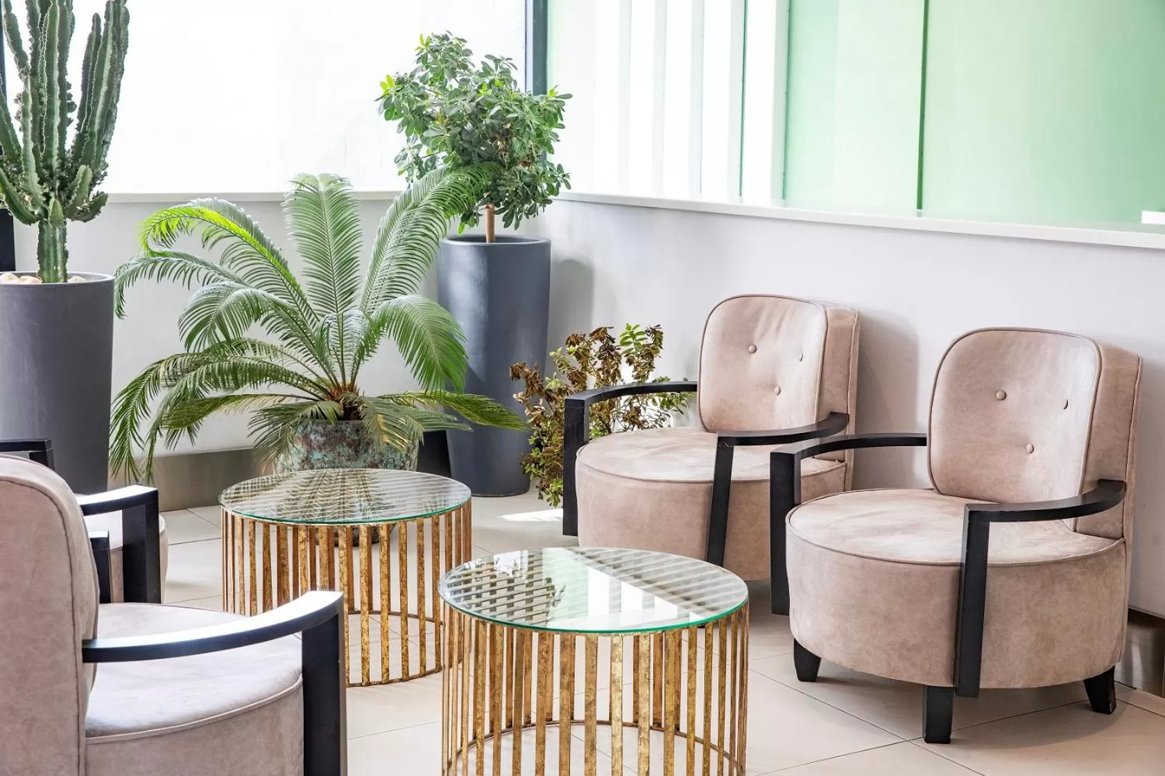 Seating area in Hotel Nuevo Boston