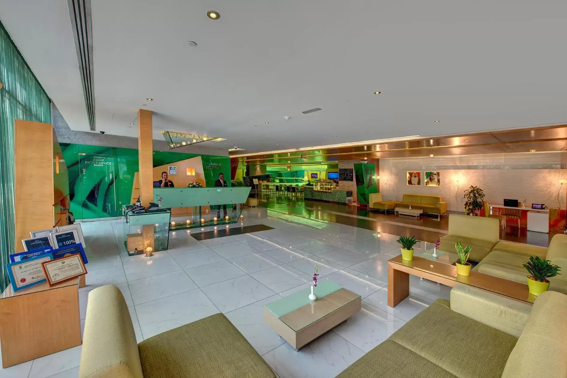 Lobby or reception in Al Khoory Executive Hotel, Al Wasl