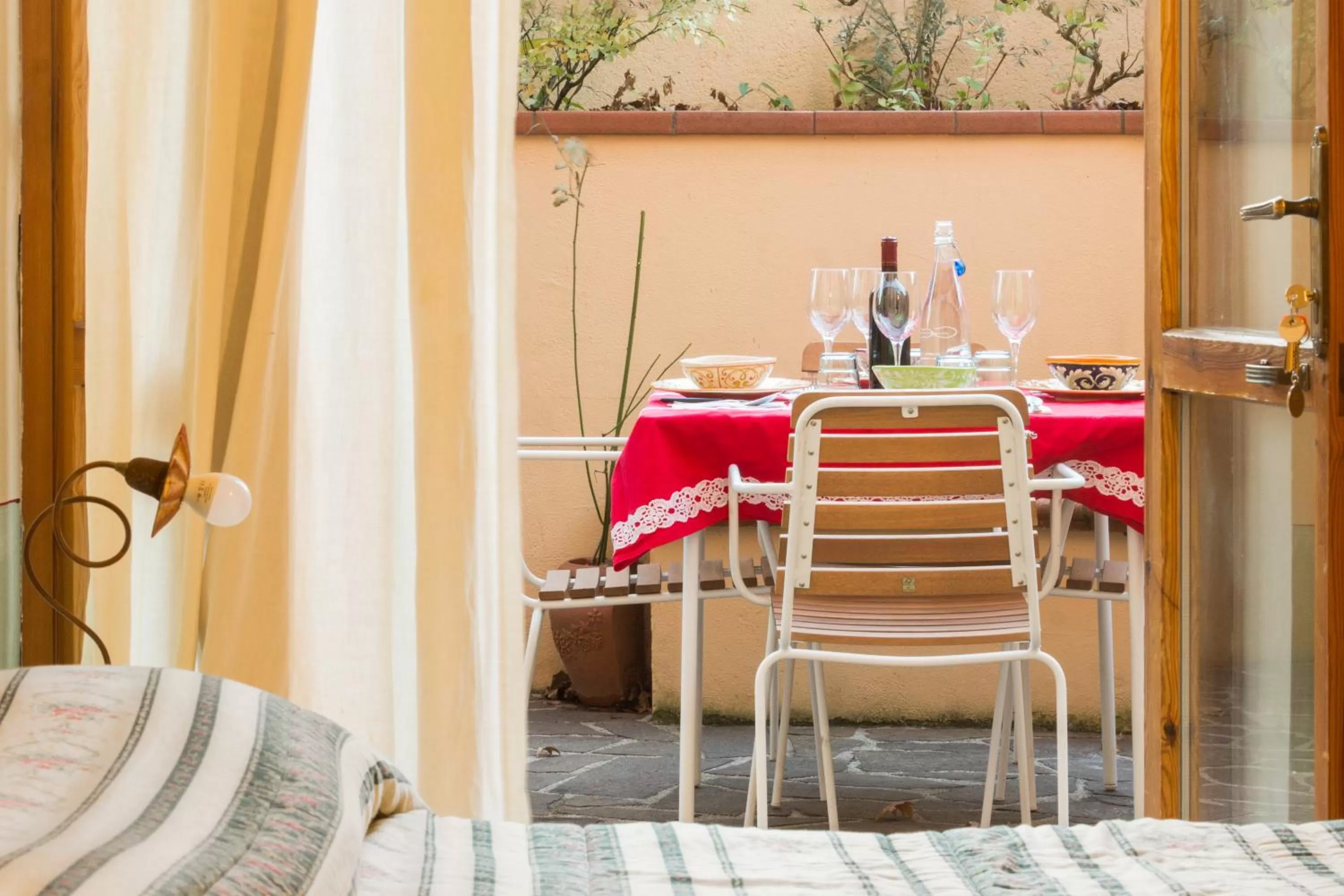 Patio in B&B Dimora Morelli