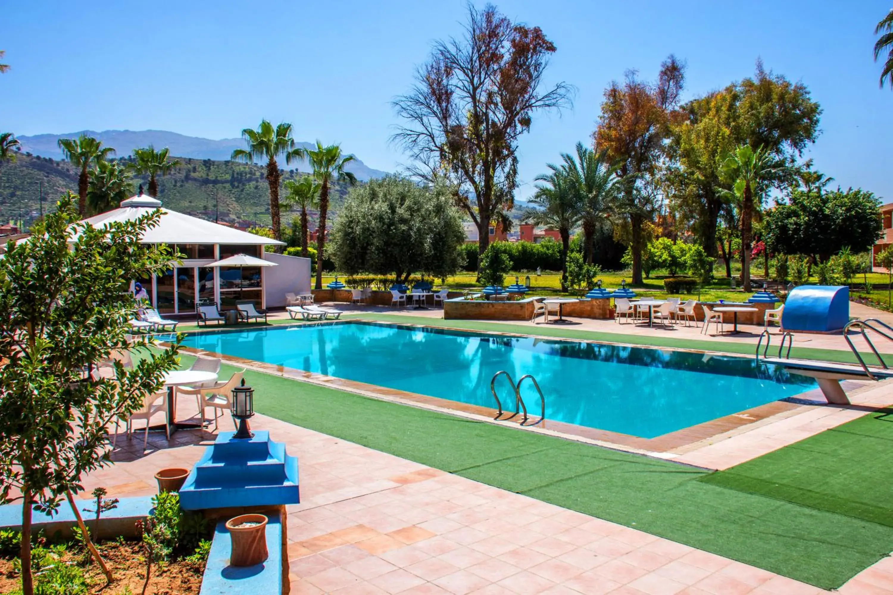 Pool view, Swimming Pool in Hotel Ouzoud Beni Mellal
