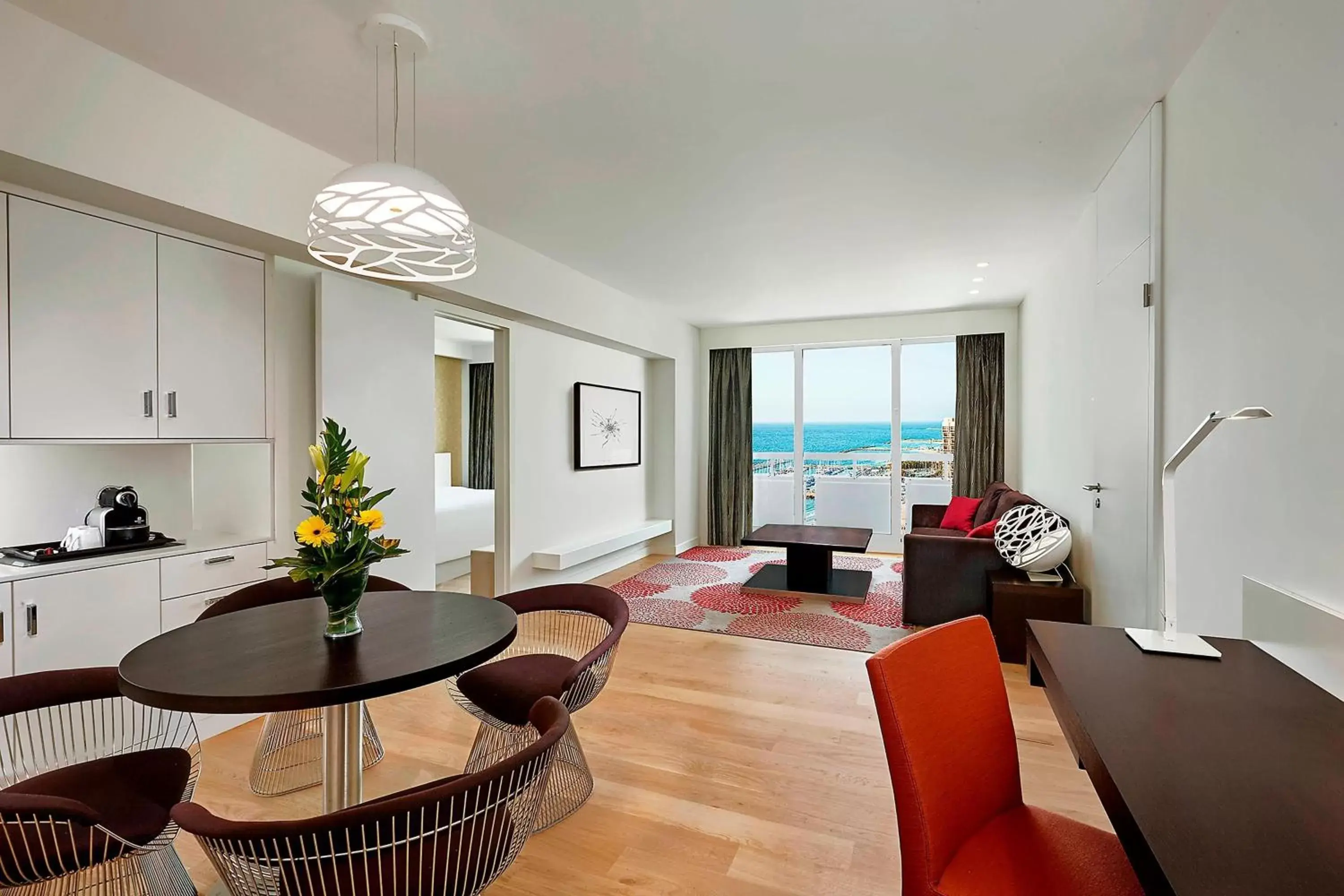 Living room, Dining Area in Sheraton Grand Tel Aviv