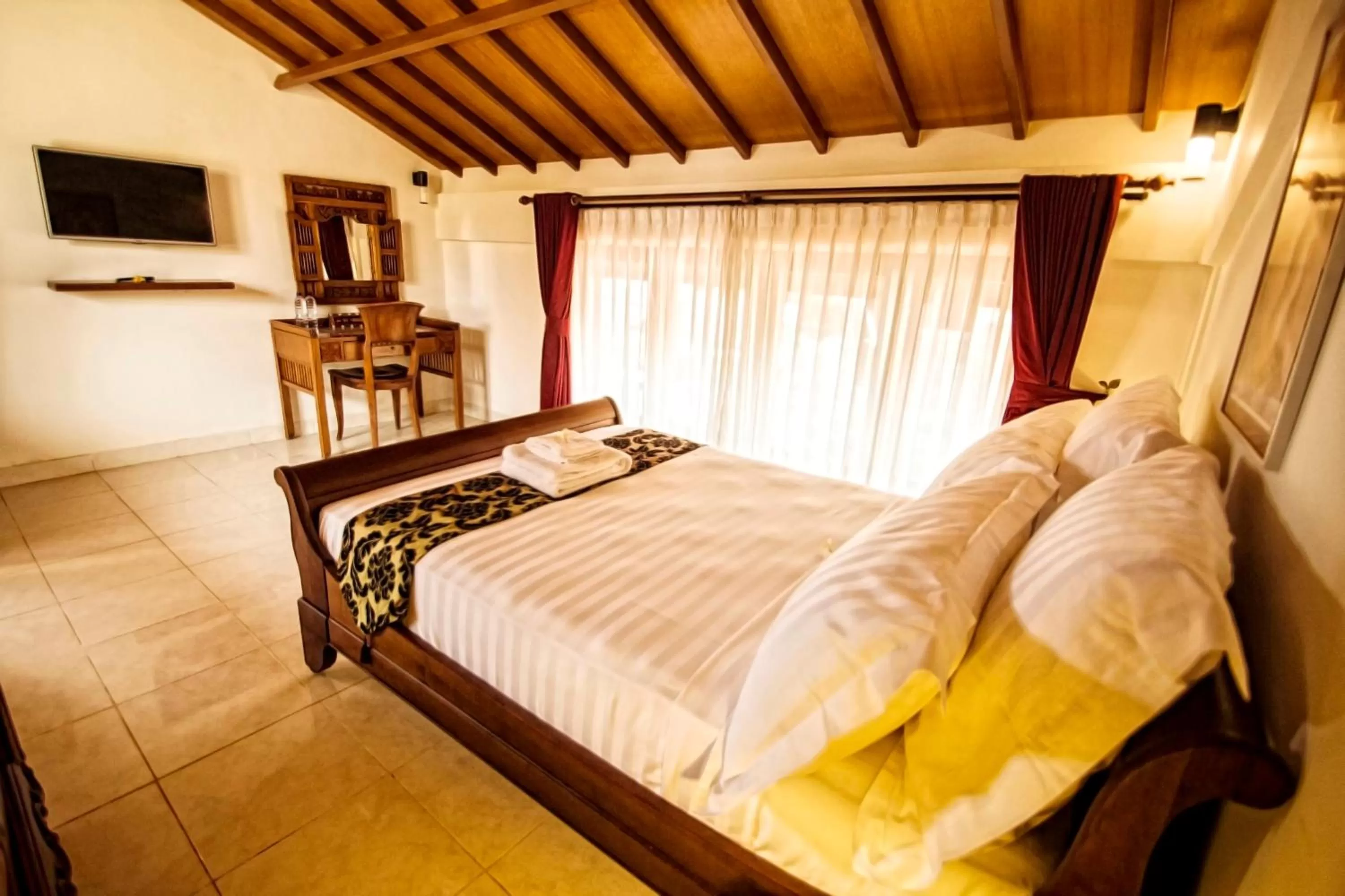 Natural landscape, Bed in Manzelejepun Villa & Pavilion