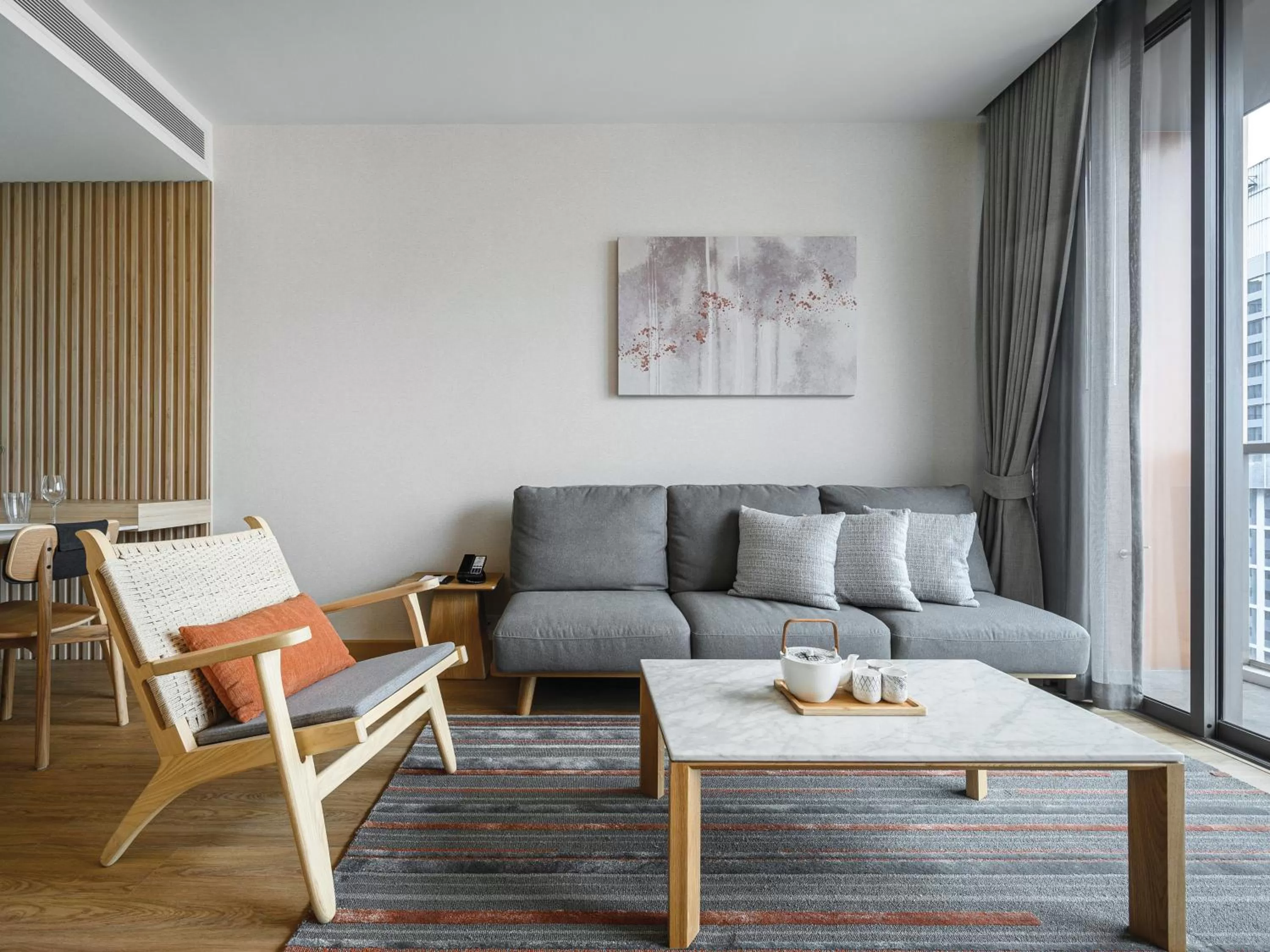 Balcony/Terrace in Oakwood Suites Bangkok