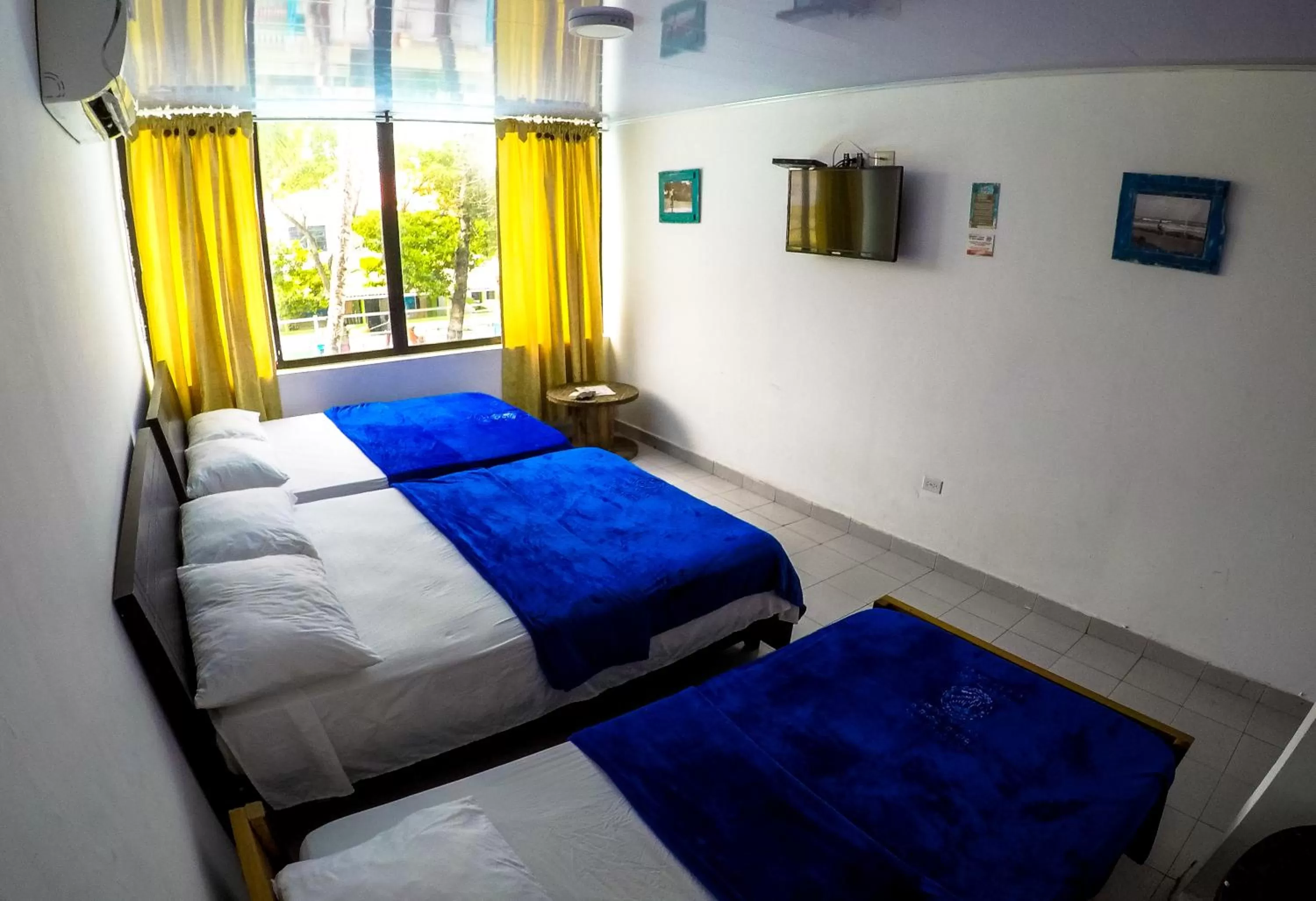 Bed in Posada Cultural Bahia Sonora