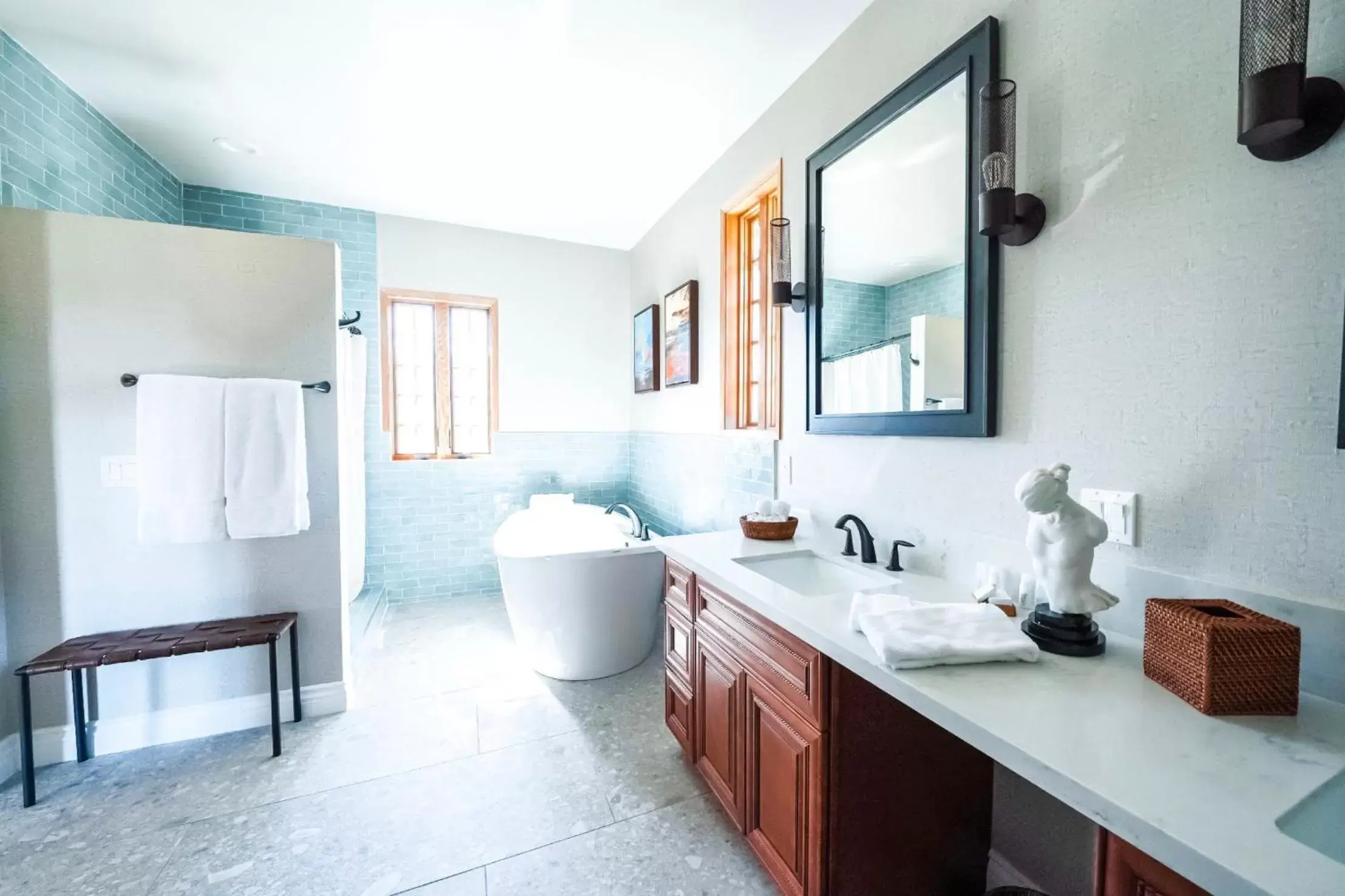 Bathroom in Zane Grey Pueblo Hotel