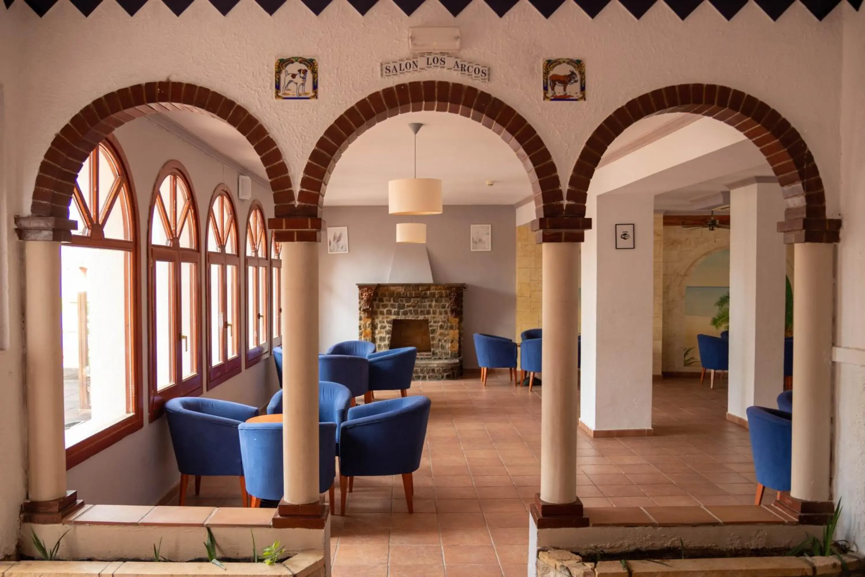 Living room in Hotel Comarruga Platja Living room in Hotel Comarruga Platja