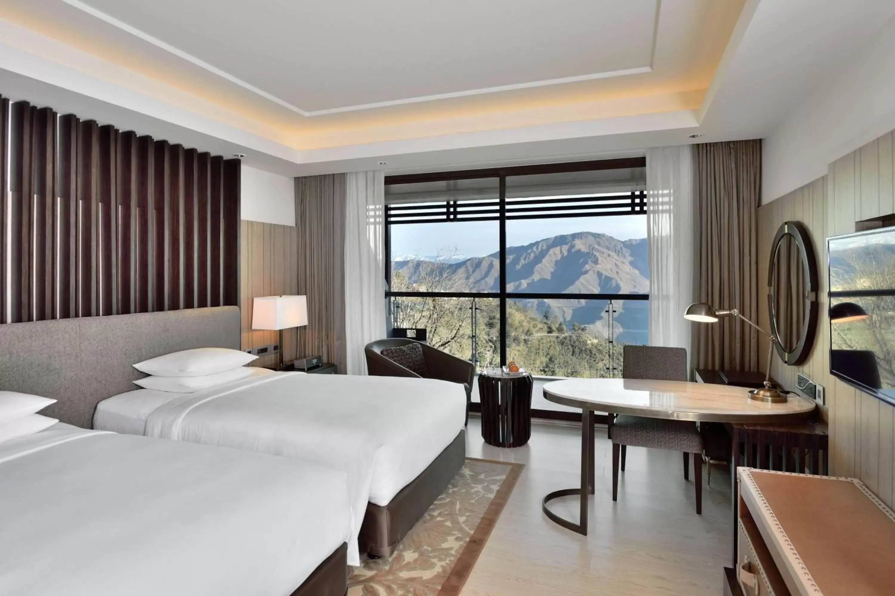 Photo of the whole room, Mountain View in JW Marriott Mussoorie Walnut Grove Resort & Spa