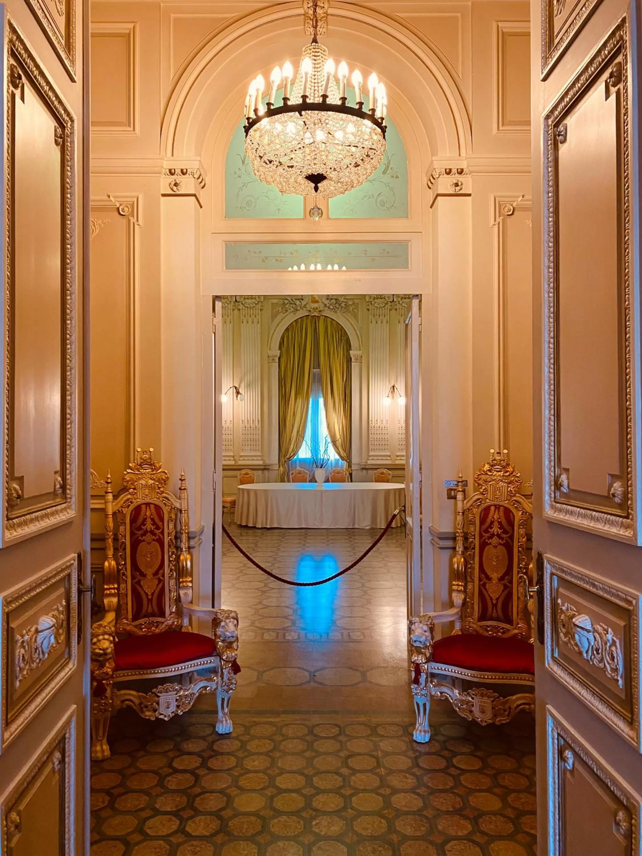 Decorative detail in Hotel Villa Malpensa