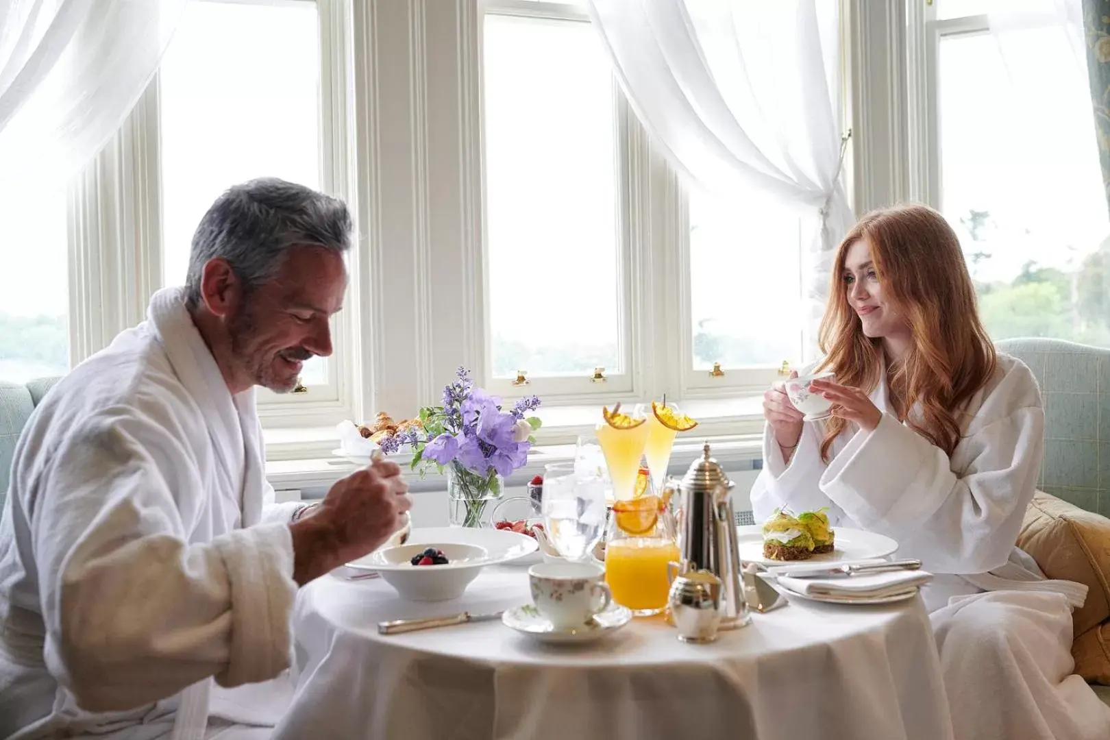 Breakfast in Dromoland Castle