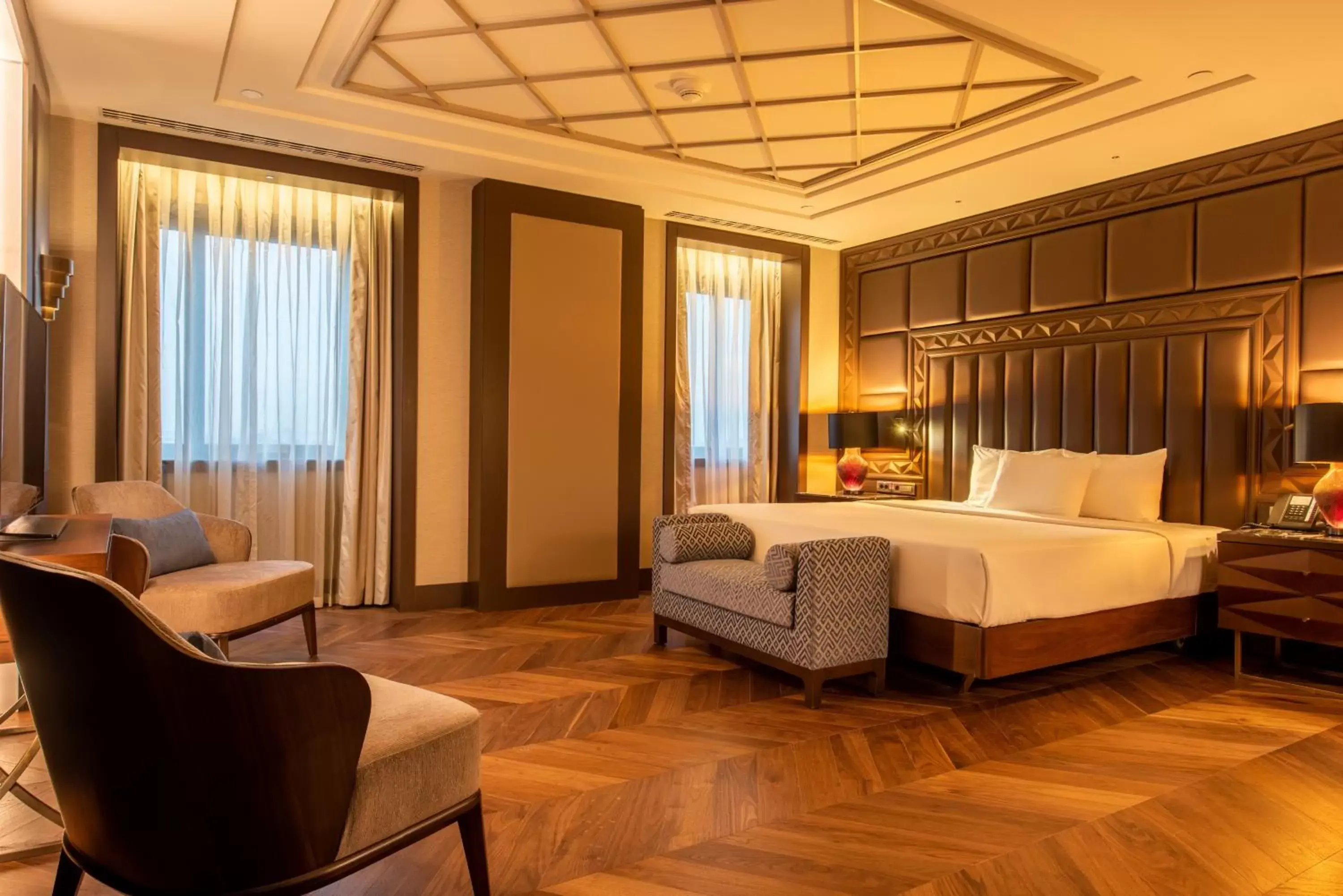 Bed in International Hotel Tashkent