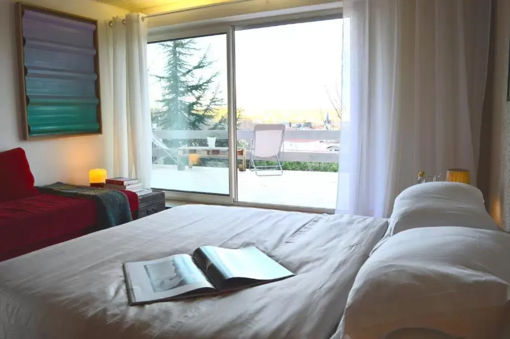 Bed in Casa mARTa : Suites, terrasses et vue panoramique